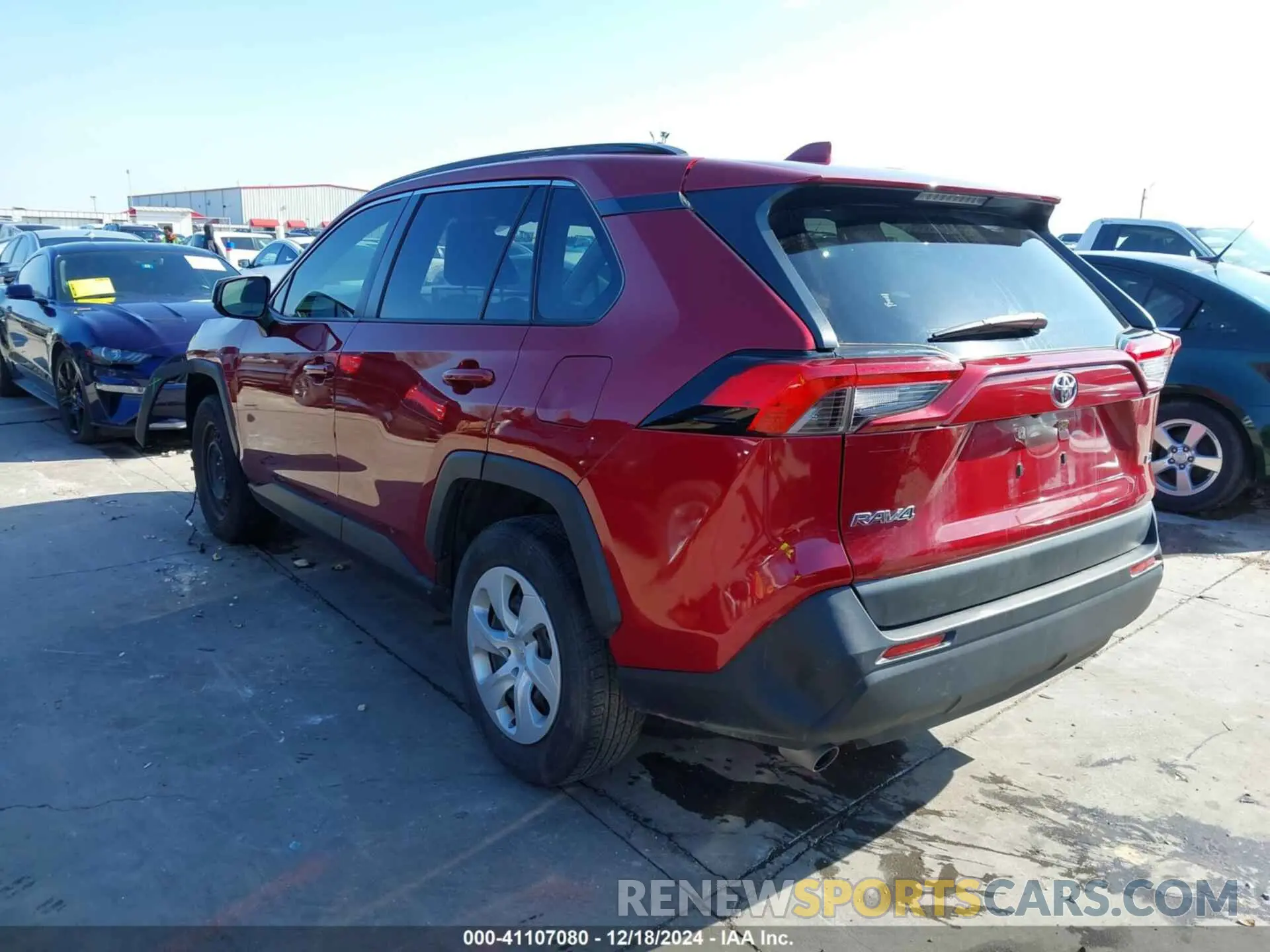 3 fotografías del automóvil dañado JTMH1RFV5LD044631 TOYOTA RAV4 2020