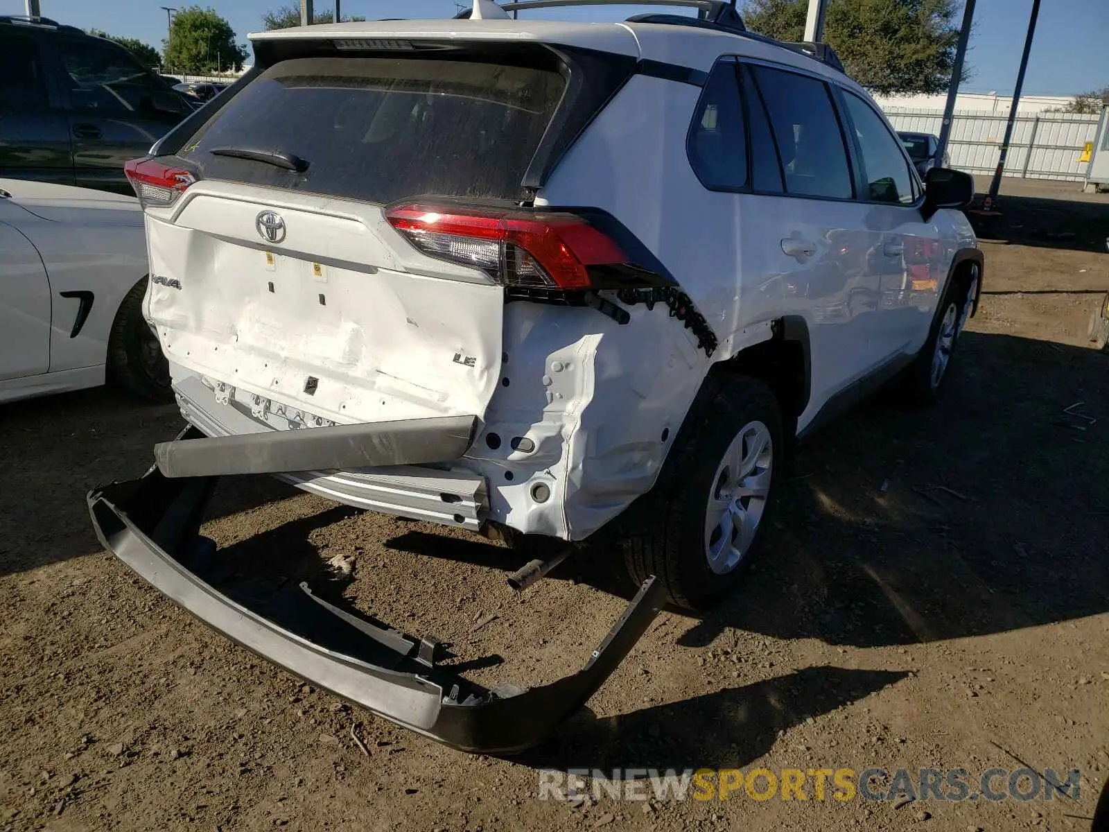 4 fotografías del automóvil dañado JTMH1RFV7LD049930 TOYOTA RAV4 2020