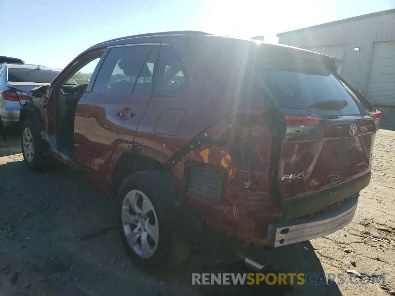 2 fotografías del automóvil dañado JTMH1RFV7LD049992 TOYOTA RAV4 2020