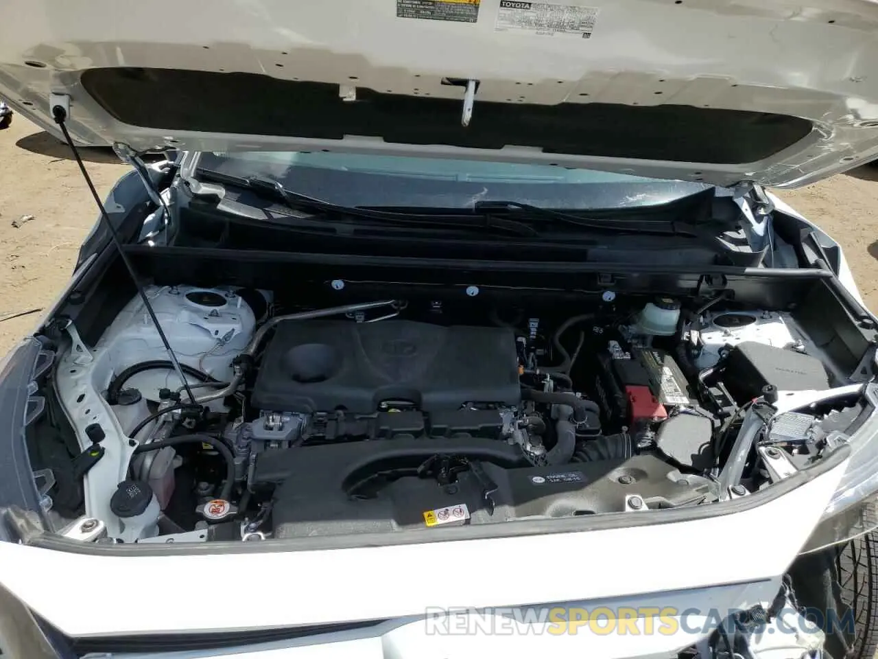 12 fotografías del automóvil dañado JTMH1RFV7LD050284 TOYOTA RAV4 2020