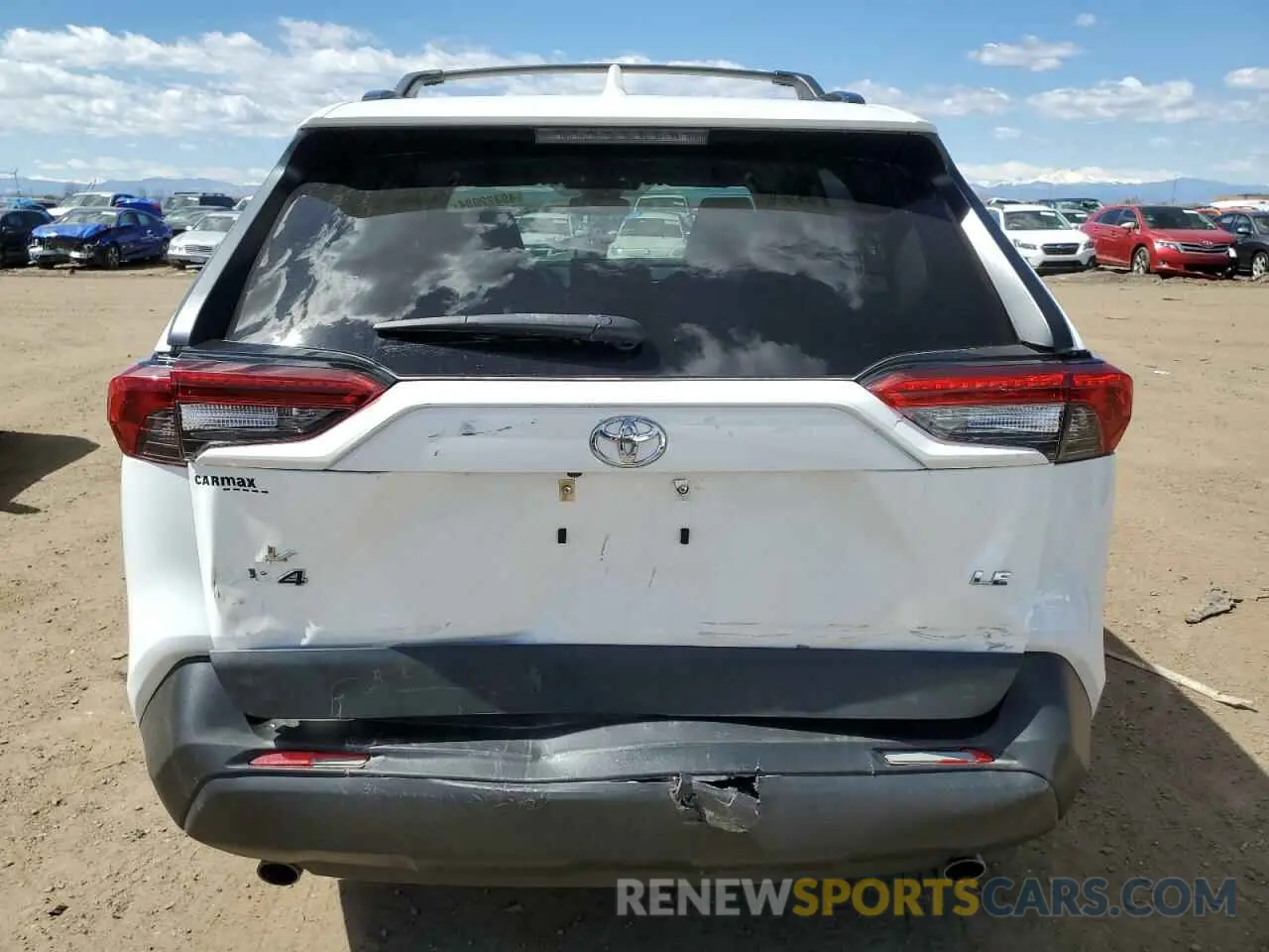 6 fotografías del automóvil dañado JTMH1RFV7LD050284 TOYOTA RAV4 2020