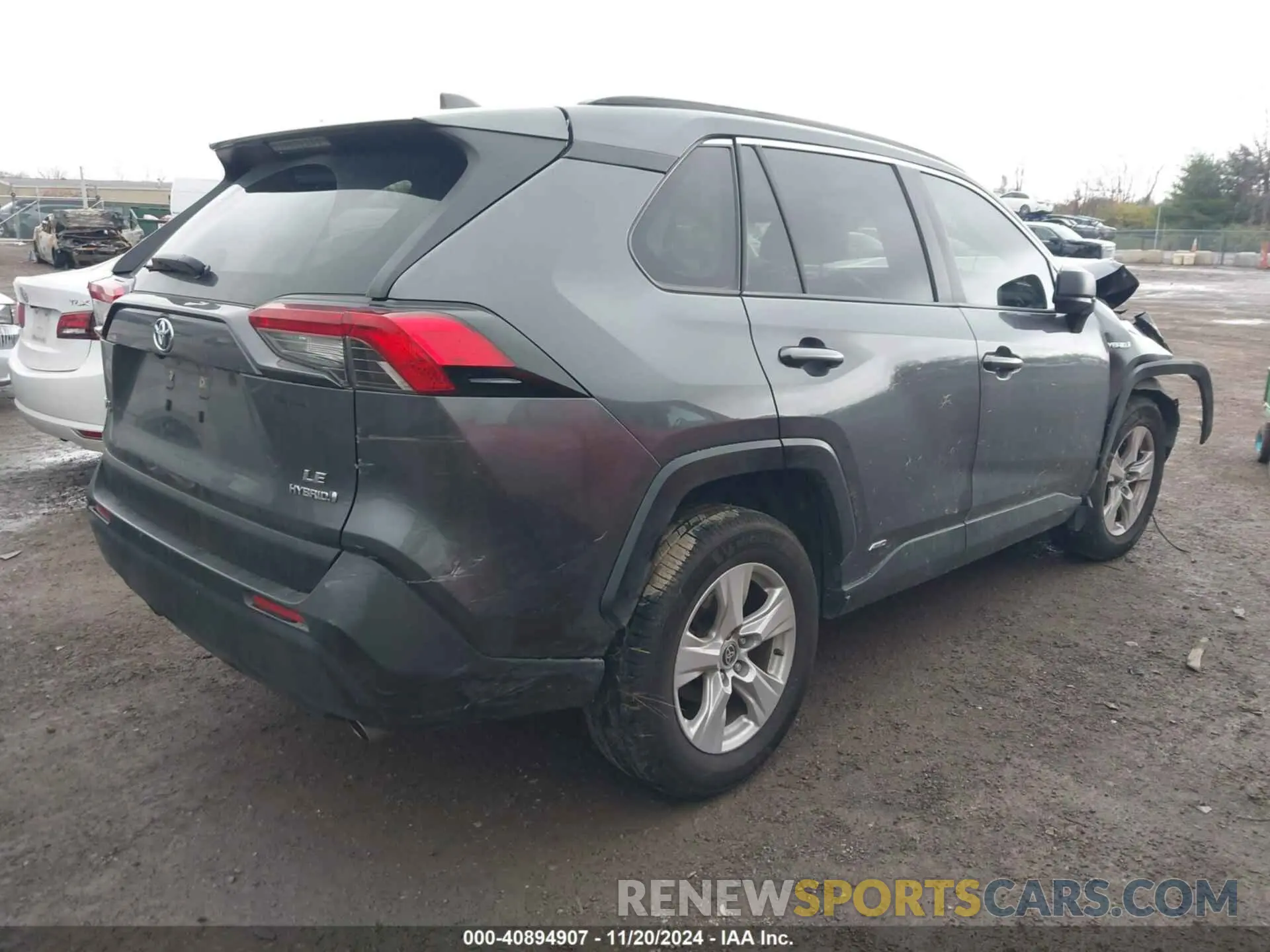 4 fotografías del automóvil dañado JTMLWRFV5LD060565 TOYOTA RAV4 2020