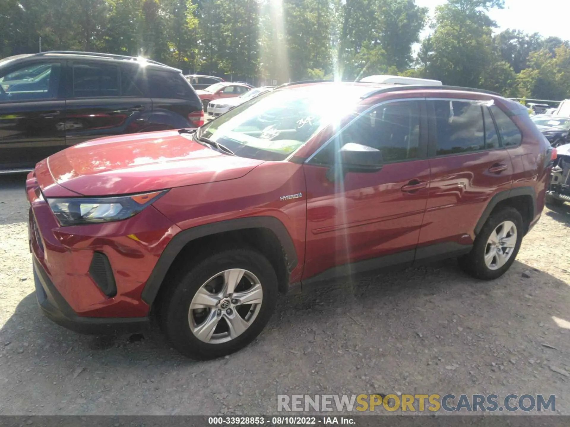 2 fotografías del automóvil dañado JTMLWRFV9LD054333 TOYOTA RAV4 2020