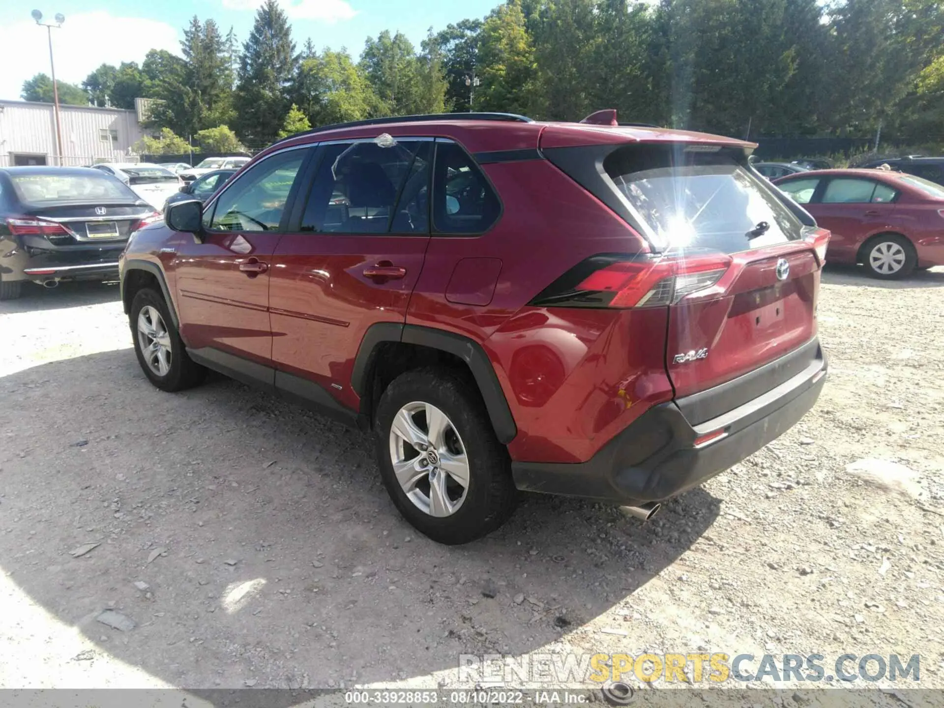 3 fotografías del automóvil dañado JTMLWRFV9LD054333 TOYOTA RAV4 2020