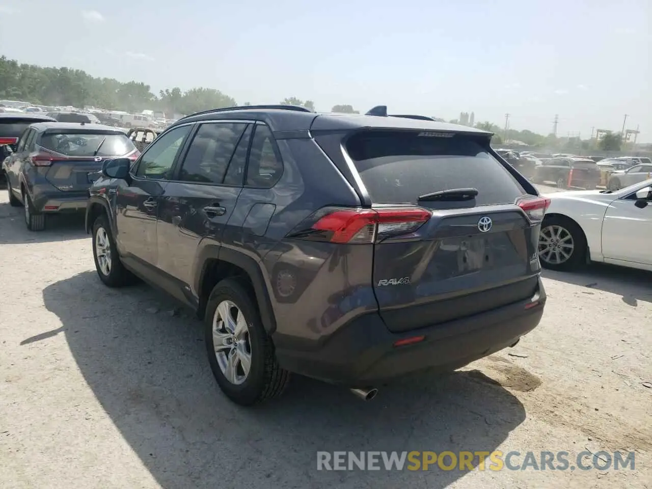 3 fotografías del automóvil dañado JTMLWRFVXLD529035 TOYOTA RAV4 2020