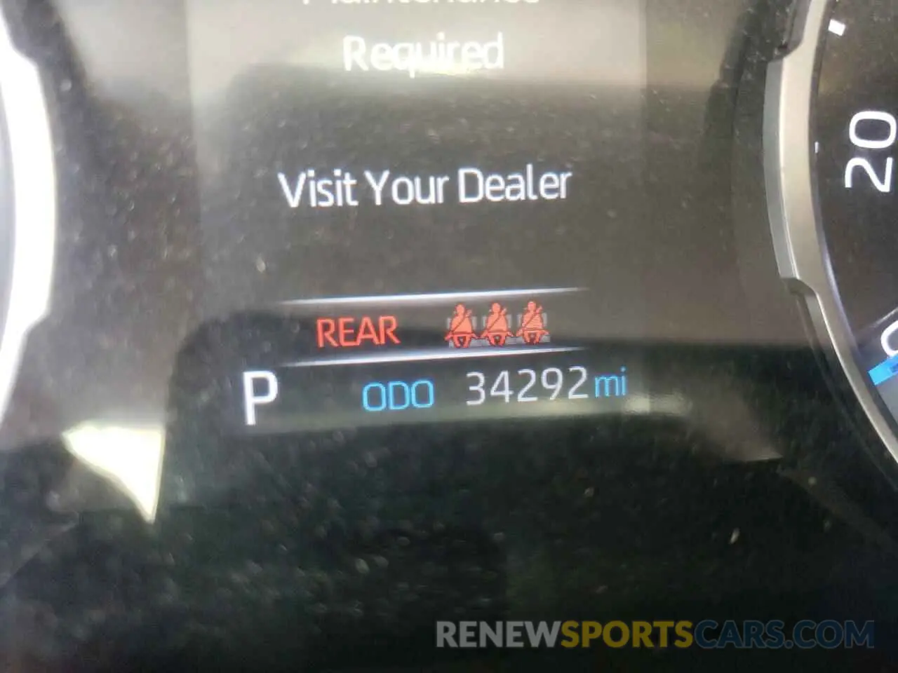 8 fotografías del automóvil dañado JTMLWRFVXLD529035 TOYOTA RAV4 2020