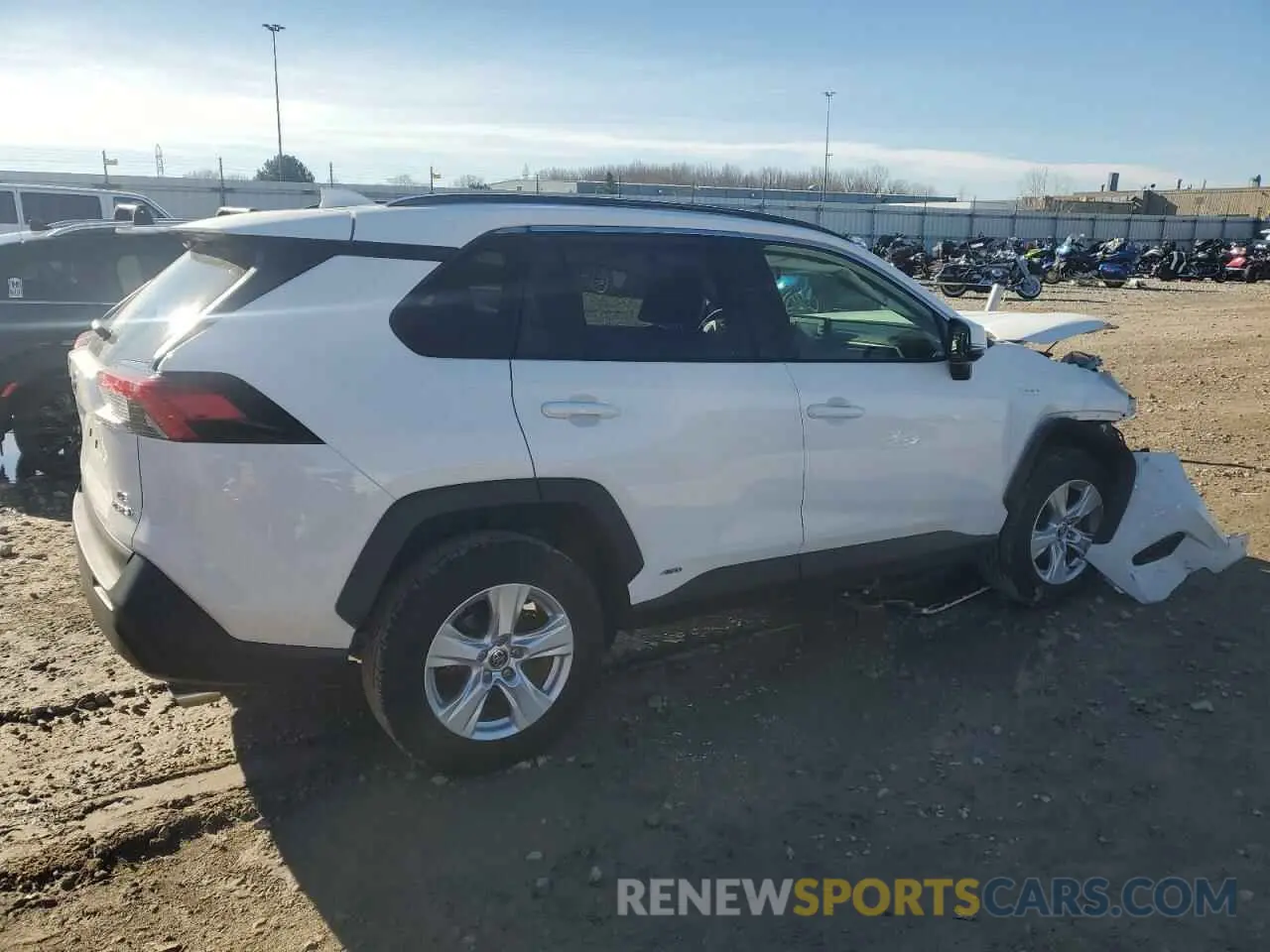 3 fotografías del automóvil dañado JTMM6RFV3LD002748 TOYOTA RAV4 2020