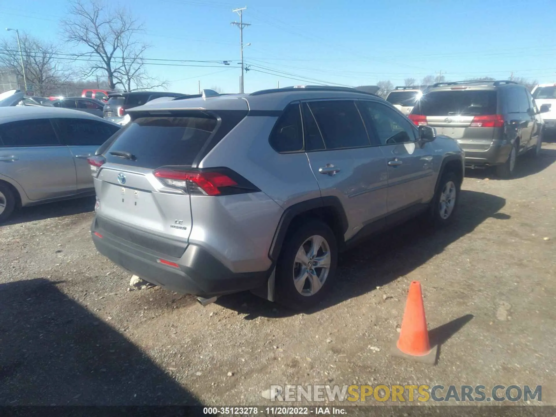 4 fotografías del automóvil dañado JTMMWRFV0LD058243 TOYOTA RAV4 2020