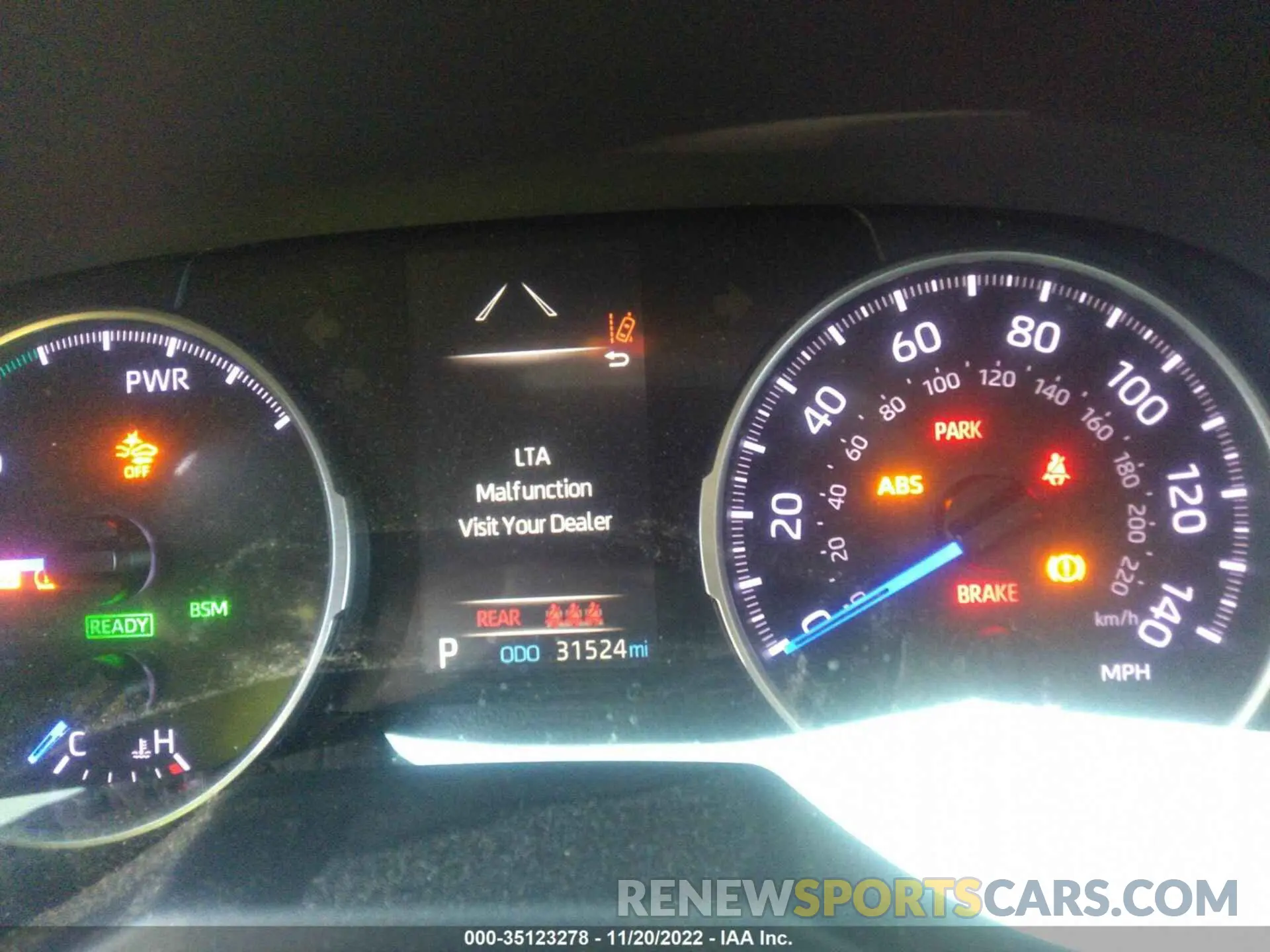 7 fotografías del automóvil dañado JTMMWRFV0LD058243 TOYOTA RAV4 2020