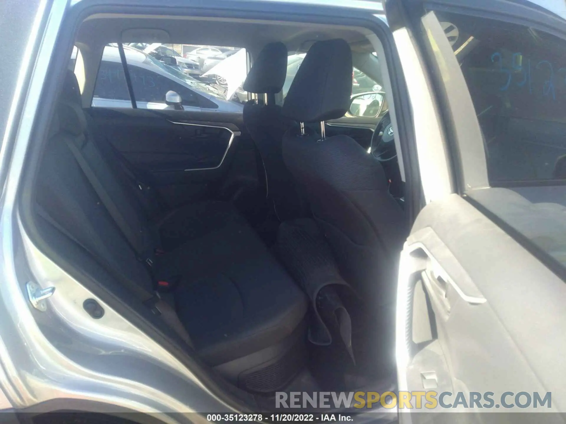 8 fotografías del automóvil dañado JTMMWRFV0LD058243 TOYOTA RAV4 2020