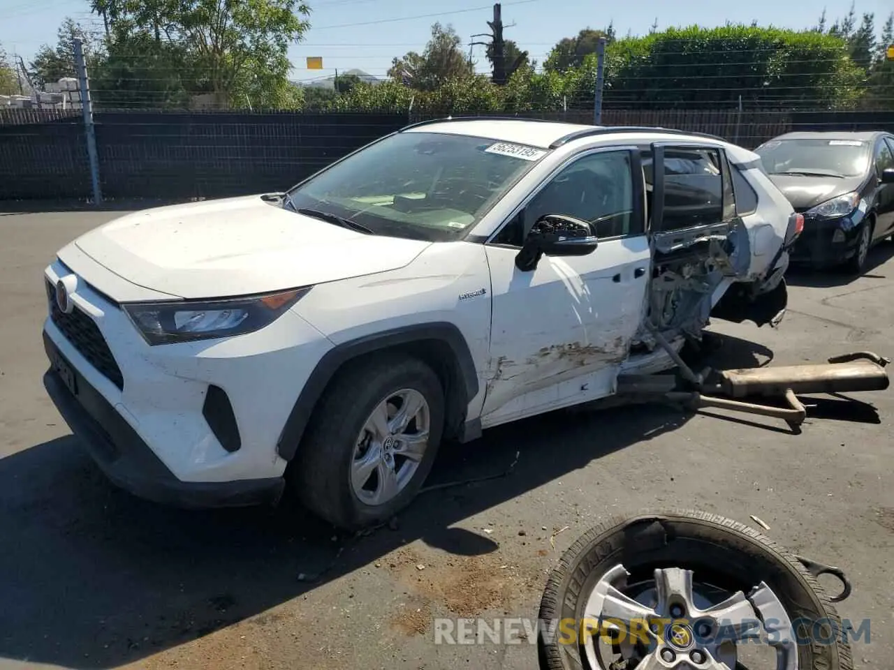 1 fotografías del automóvil dañado JTMMWRFV0LD548486 TOYOTA RAV4 2020