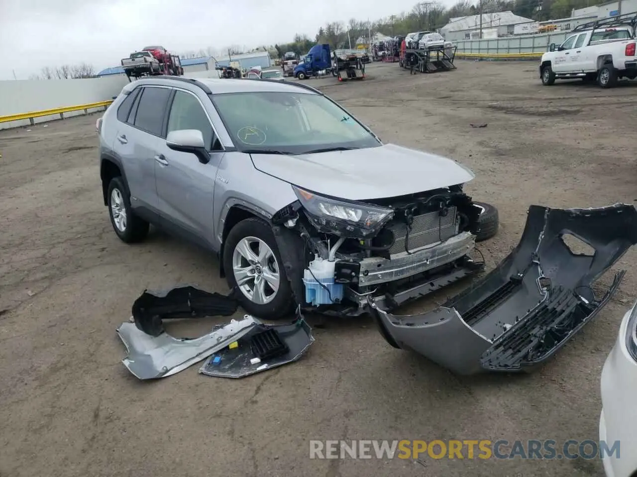 1 fotografías del automóvil dañado JTMMWRFV1LD055593 TOYOTA RAV4 2020
