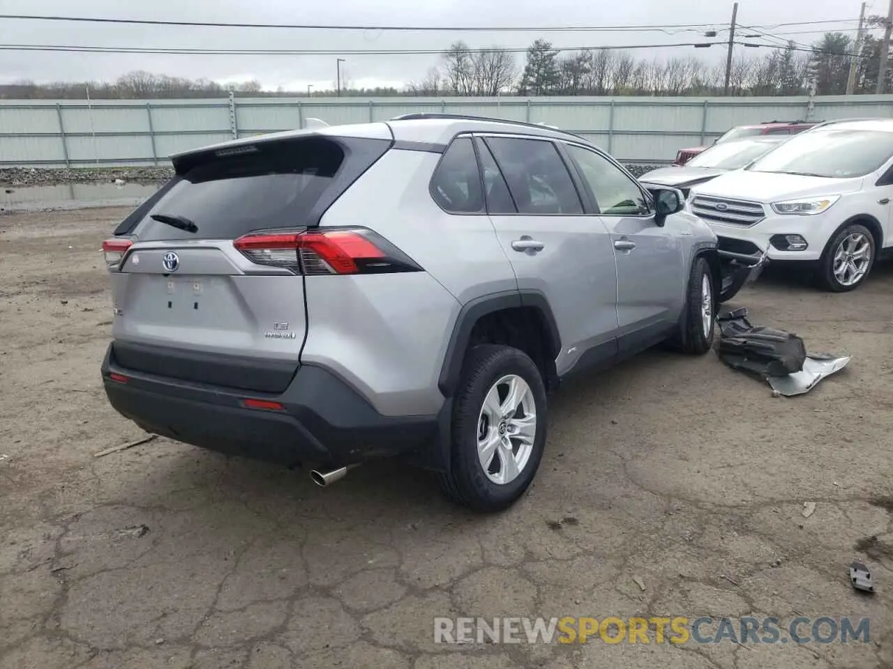 4 fotografías del automóvil dañado JTMMWRFV1LD055593 TOYOTA RAV4 2020