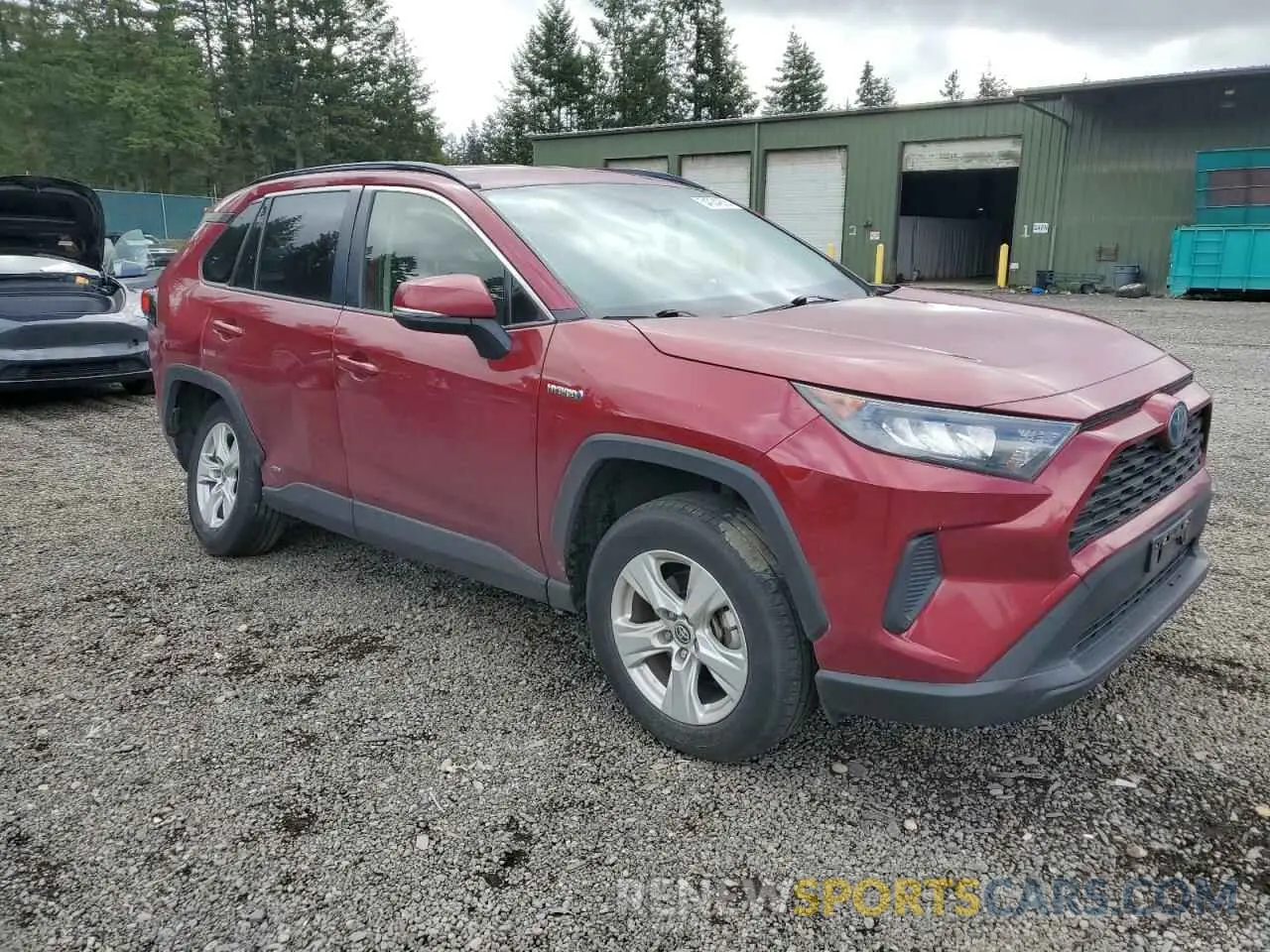 4 fotografías del automóvil dañado JTMMWRFV4LD055507 TOYOTA RAV4 2020