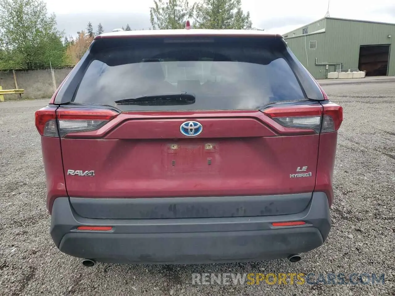 6 fotografías del automóvil dañado JTMMWRFV4LD055507 TOYOTA RAV4 2020