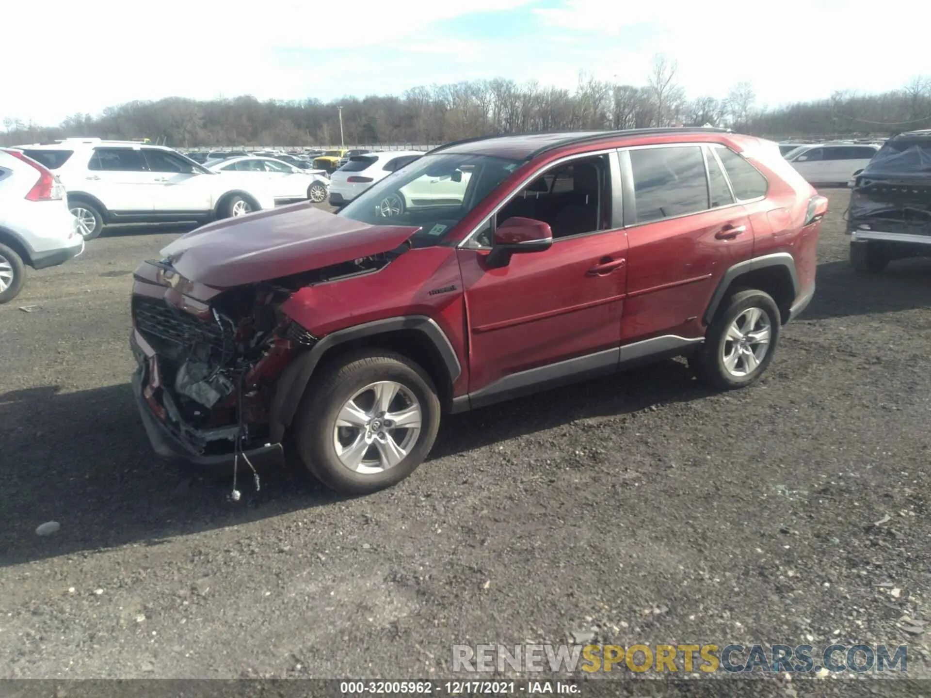 2 fotografías del automóvil dañado JTMMWRFV4LD072985 TOYOTA RAV4 2020
