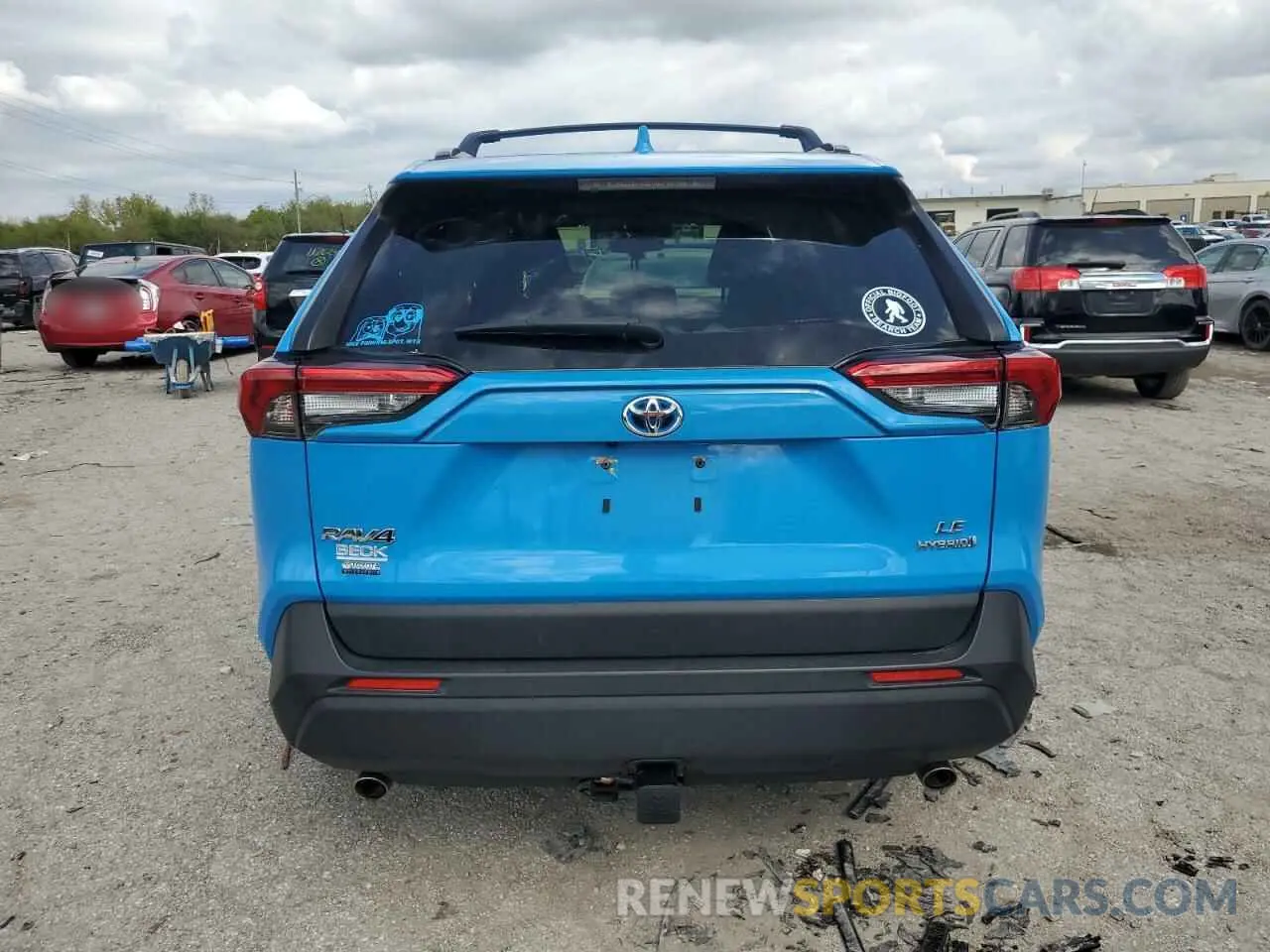 6 fotografías del automóvil dañado JTMMWRFV6LD054648 TOYOTA RAV4 2020