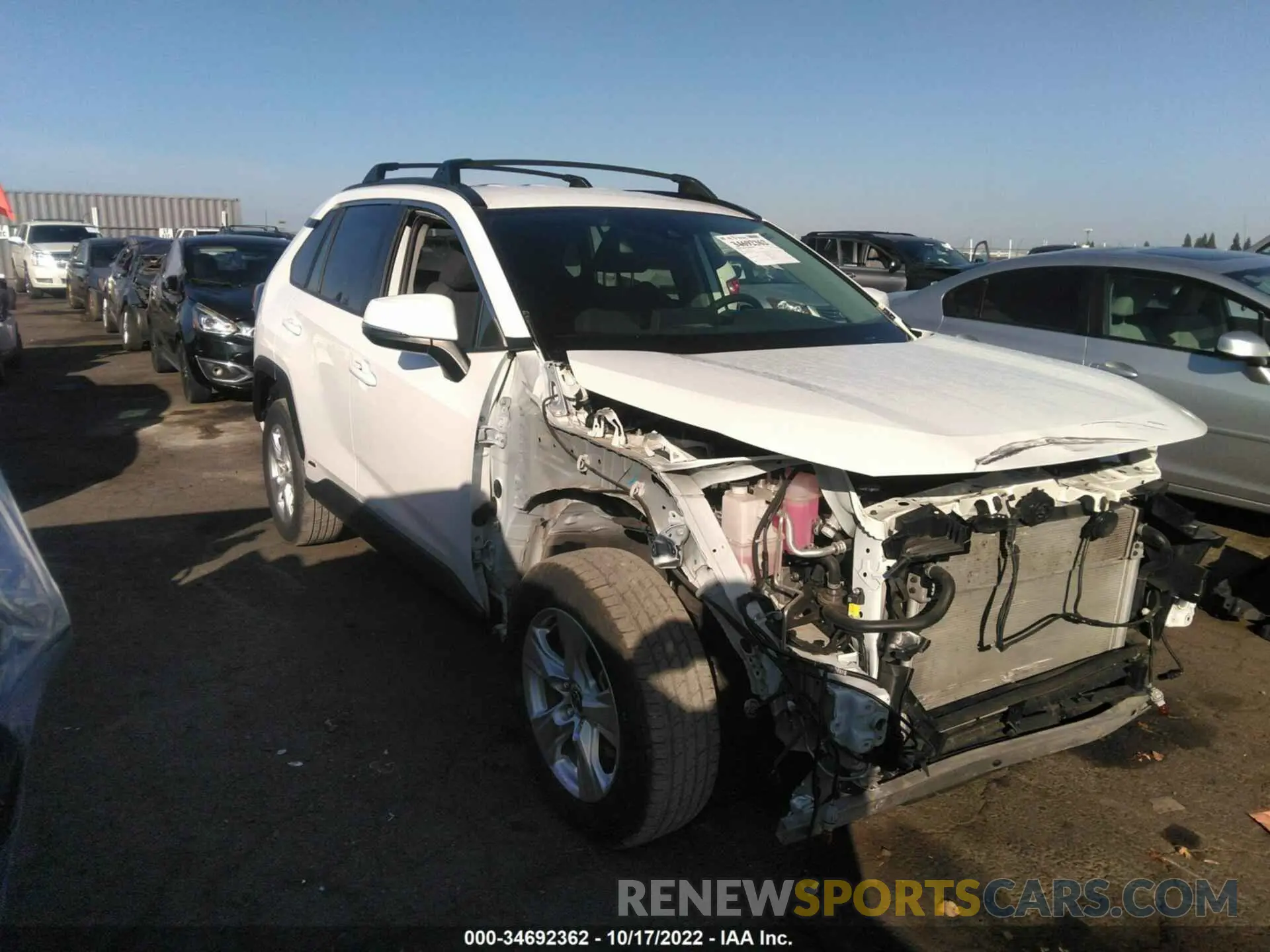1 fotografías del automóvil dañado JTMMWRFVXLD046102 TOYOTA RAV4 2020
