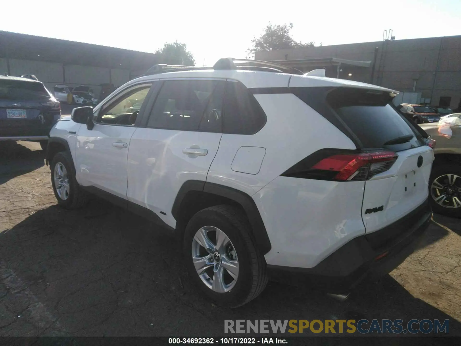 3 fotografías del automóvil dañado JTMMWRFVXLD046102 TOYOTA RAV4 2020