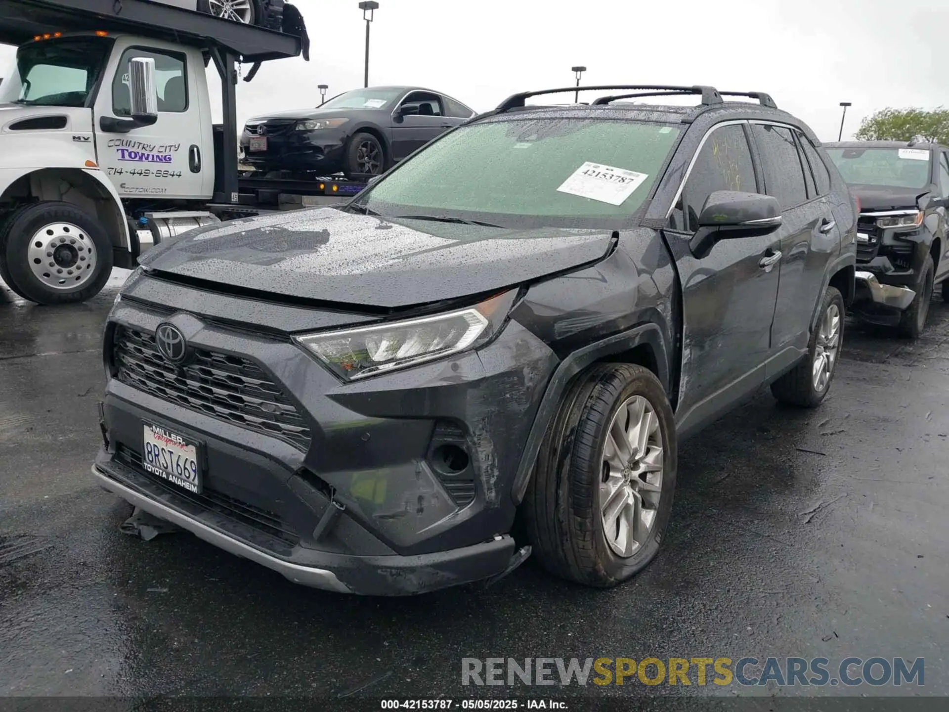 2 fotografías del automóvil dañado JTMN1RFV4LD065845 TOYOTA RAV4 2020