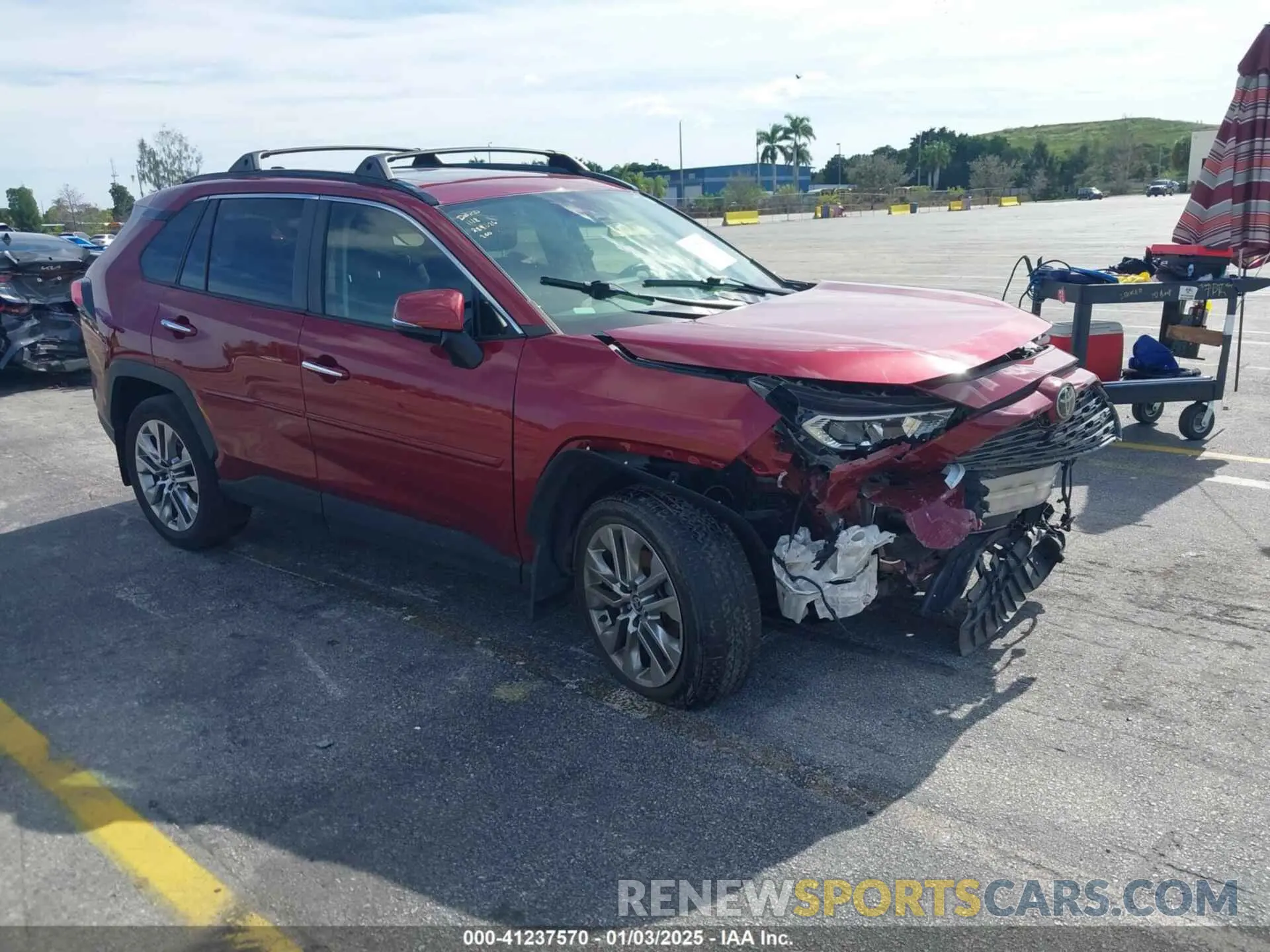 1 fotografías del automóvil dañado JTMN1RFV5LD066390 TOYOTA RAV4 2020