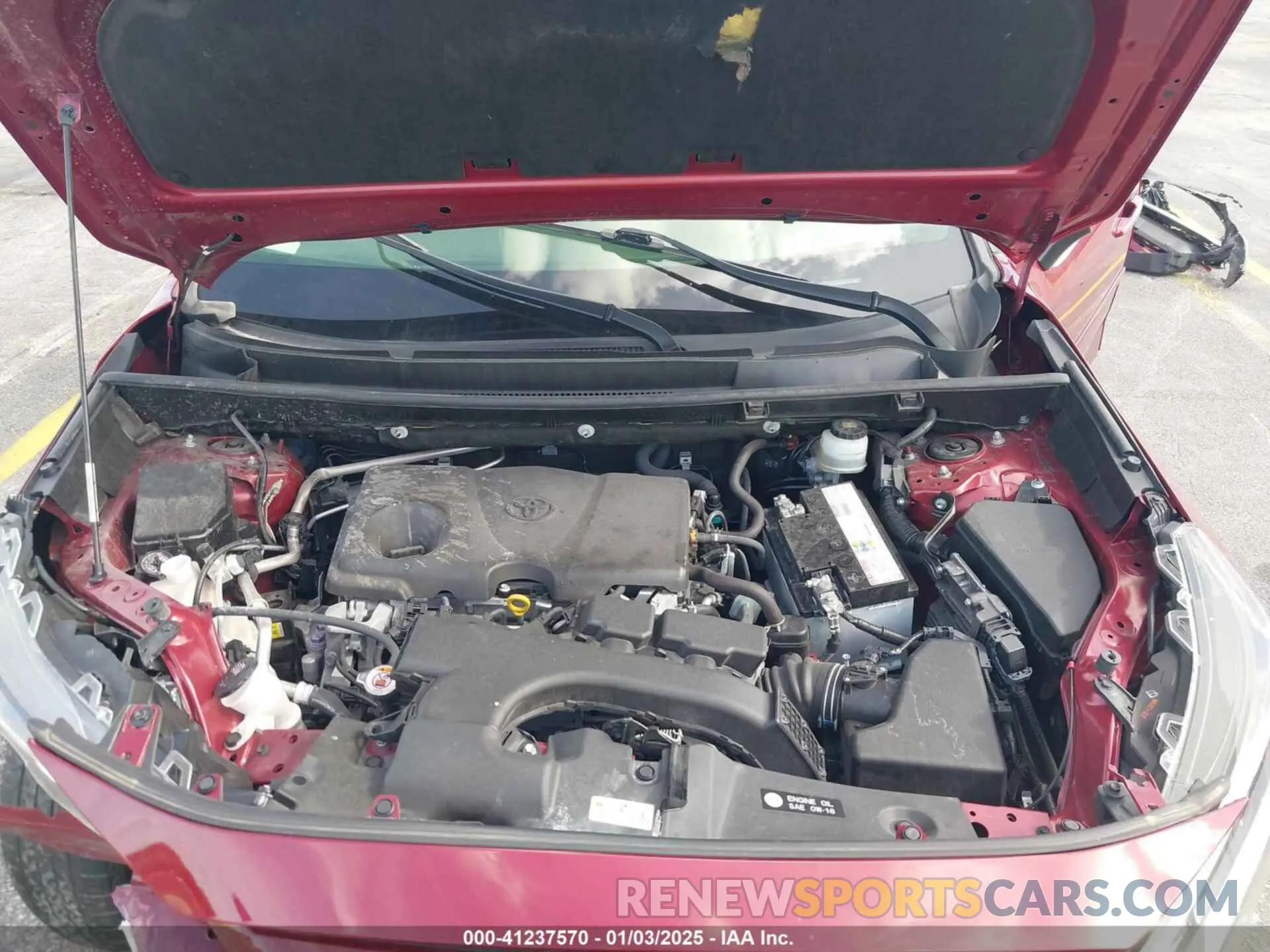 10 fotografías del automóvil dañado JTMN1RFV5LD066390 TOYOTA RAV4 2020