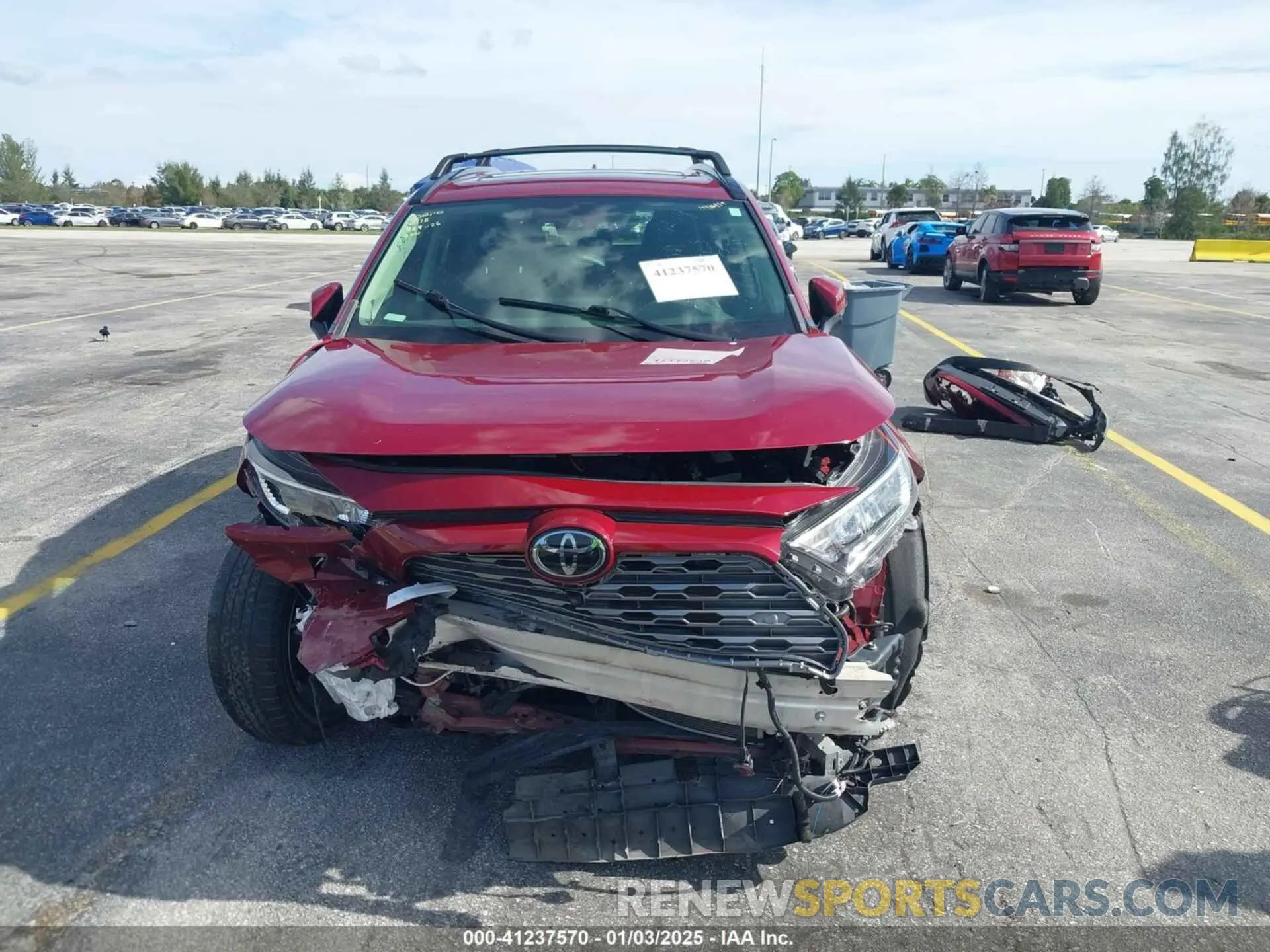 11 fotografías del automóvil dañado JTMN1RFV5LD066390 TOYOTA RAV4 2020