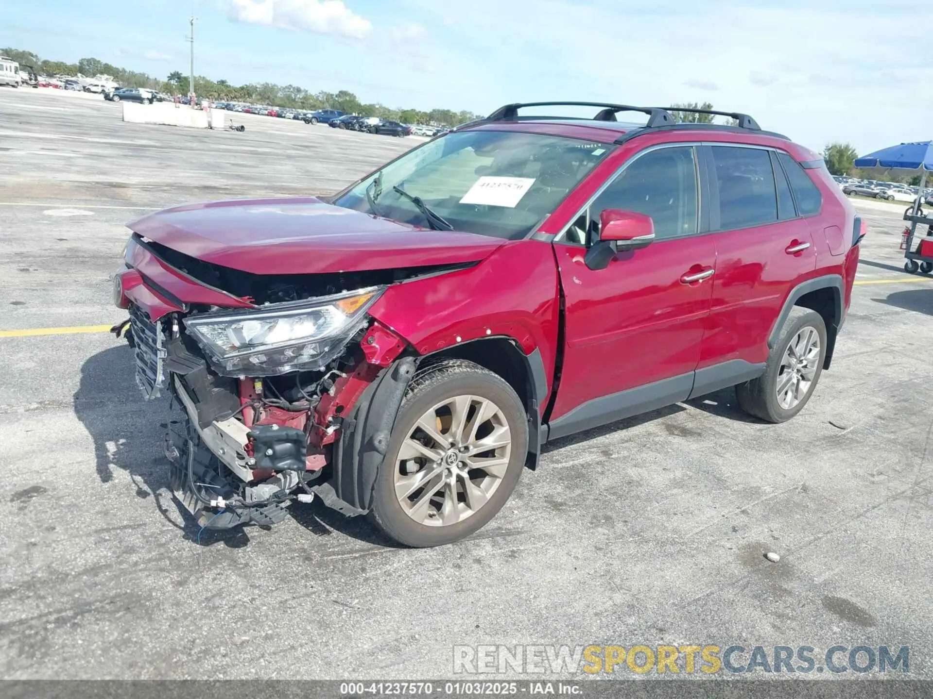 2 fotografías del automóvil dañado JTMN1RFV5LD066390 TOYOTA RAV4 2020