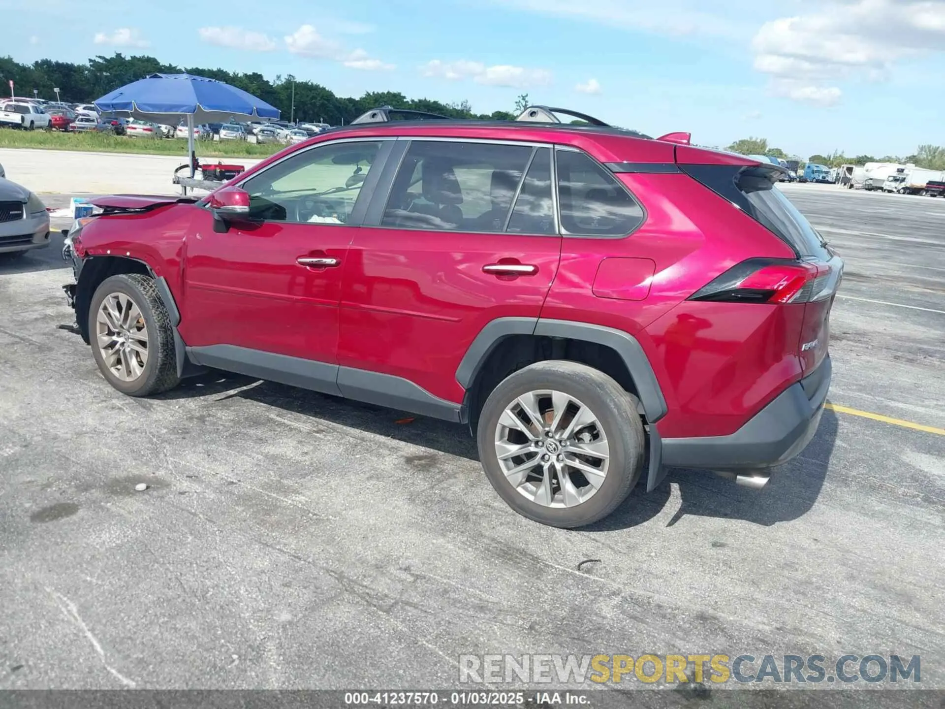 3 fotografías del automóvil dañado JTMN1RFV5LD066390 TOYOTA RAV4 2020