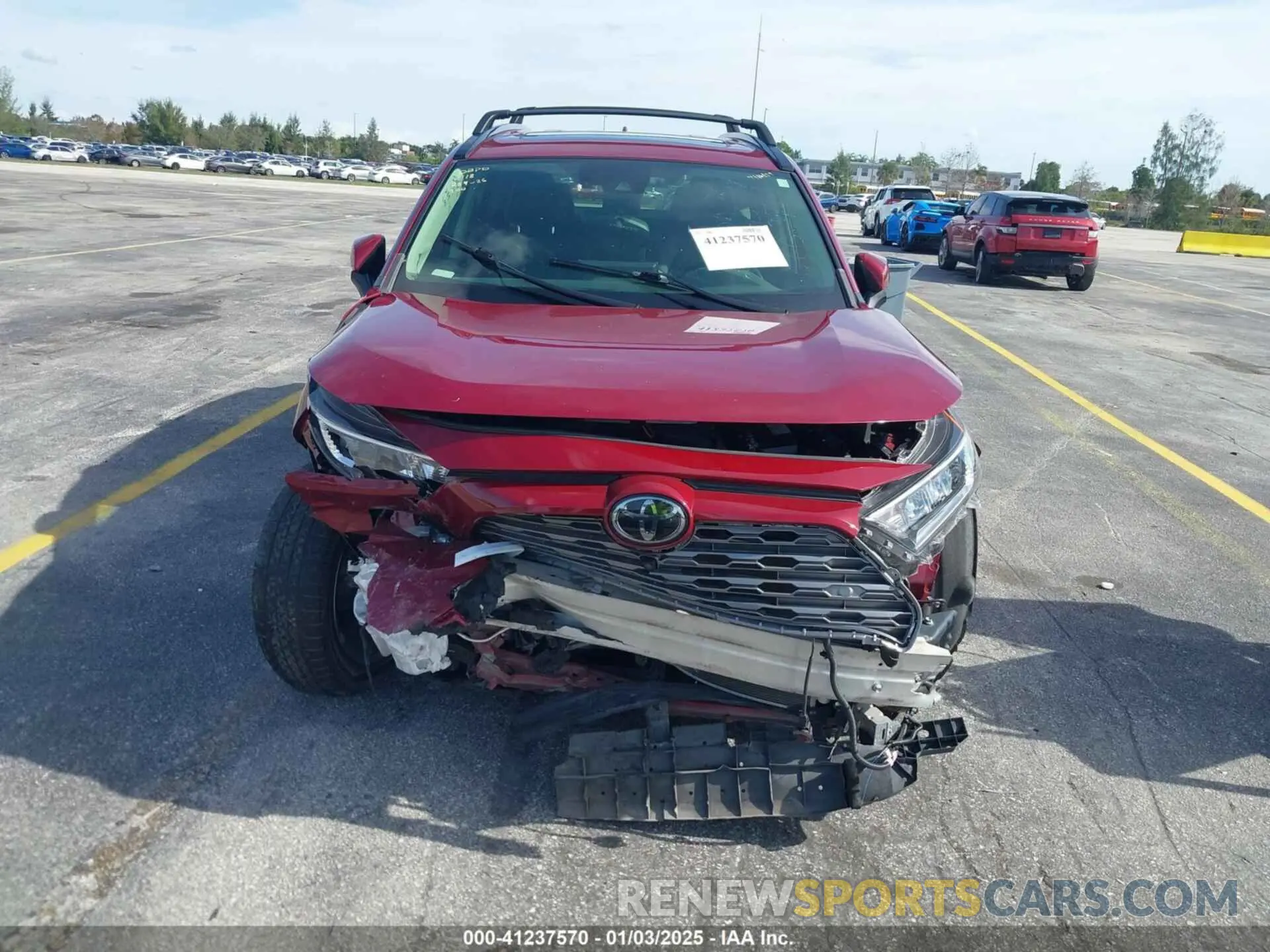 6 fotografías del automóvil dañado JTMN1RFV5LD066390 TOYOTA RAV4 2020