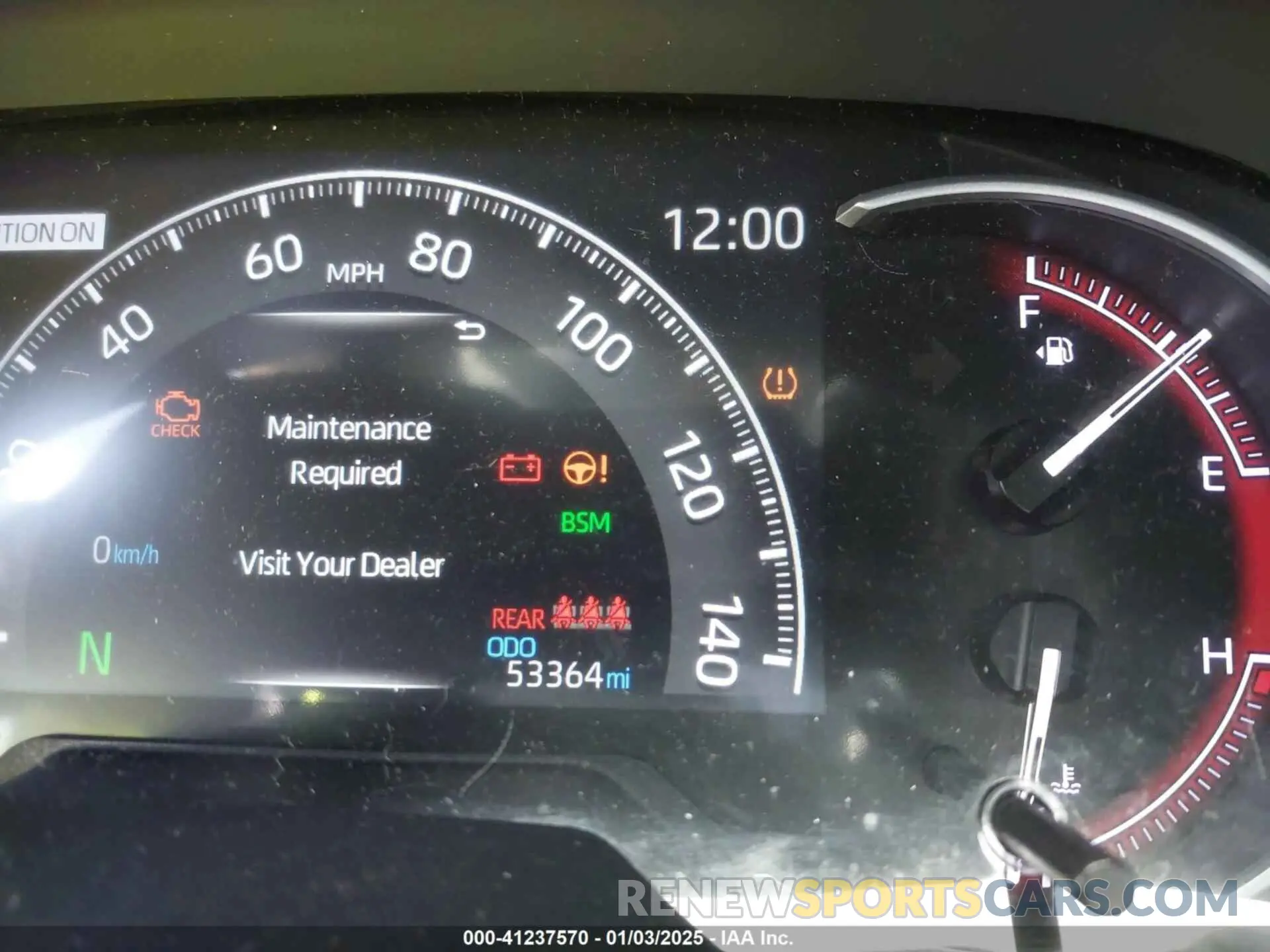 7 fotografías del automóvil dañado JTMN1RFV5LD066390 TOYOTA RAV4 2020