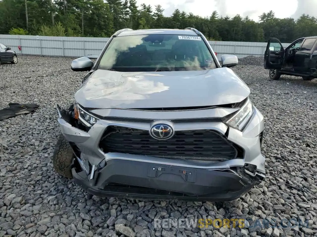 5 fotografías del automóvil dañado JTMP1RFV0LD051319 TOYOTA RAV4 2020