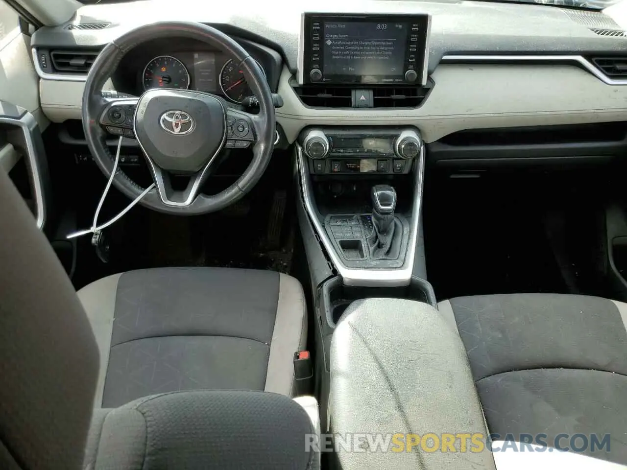 8 fotografías del automóvil dañado JTMP1RFV0LD051319 TOYOTA RAV4 2020