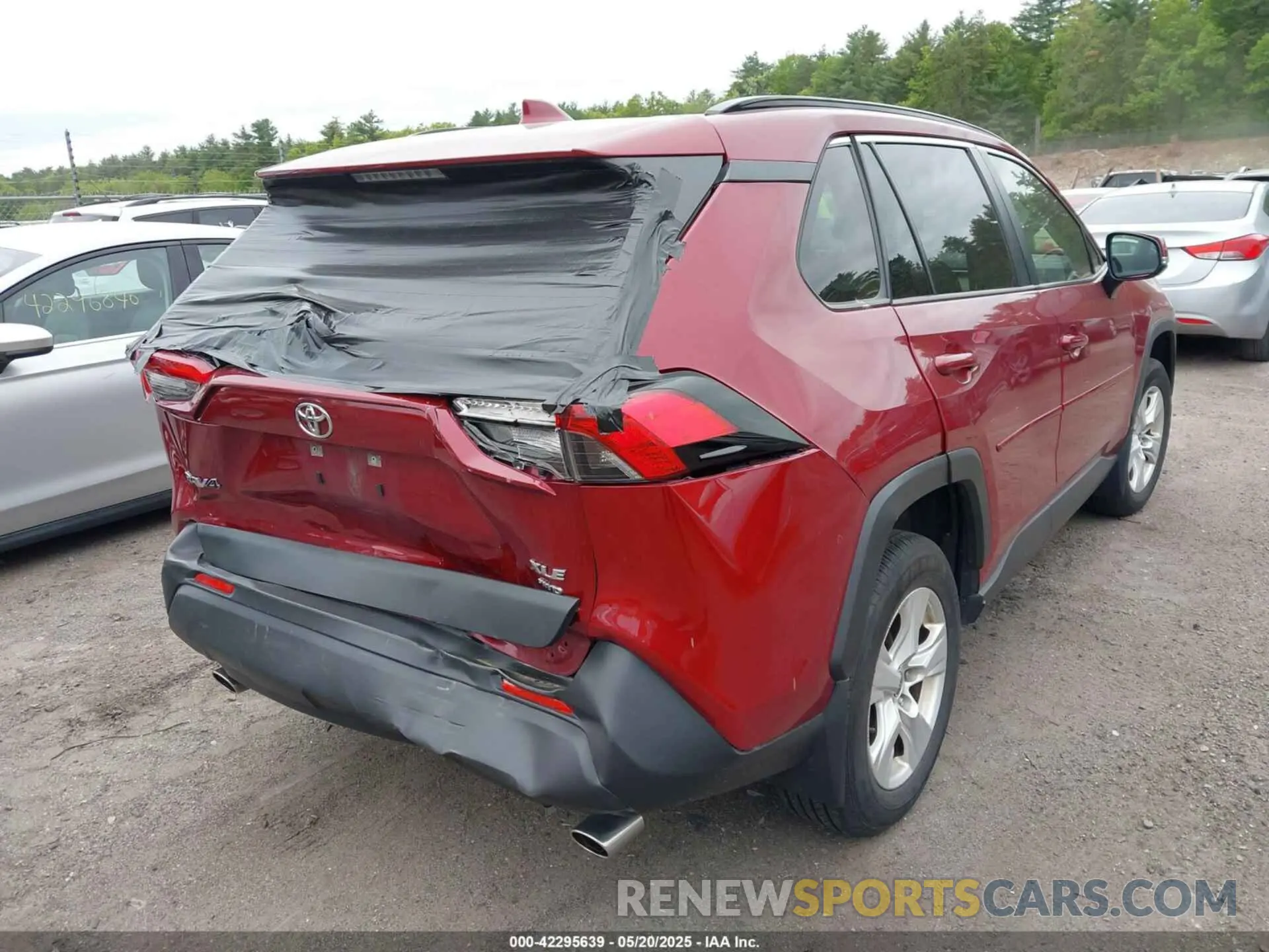 4 fotografías del automóvil dañado JTMP1RFV0LD529822 TOYOTA RAV4 2020
