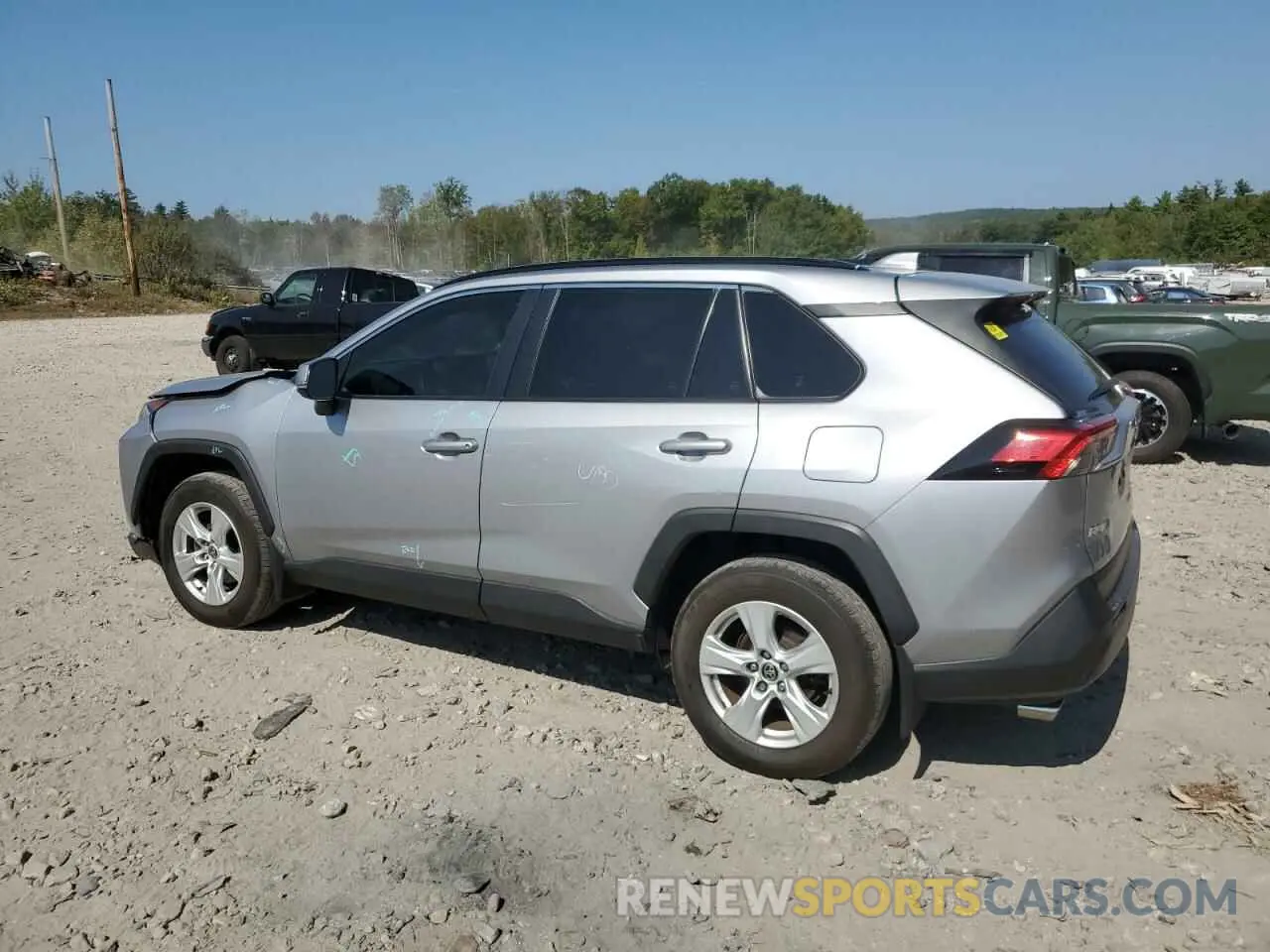 2 fotografías del automóvil dañado JTMP1RFV1LD066587 TOYOTA RAV4 2020