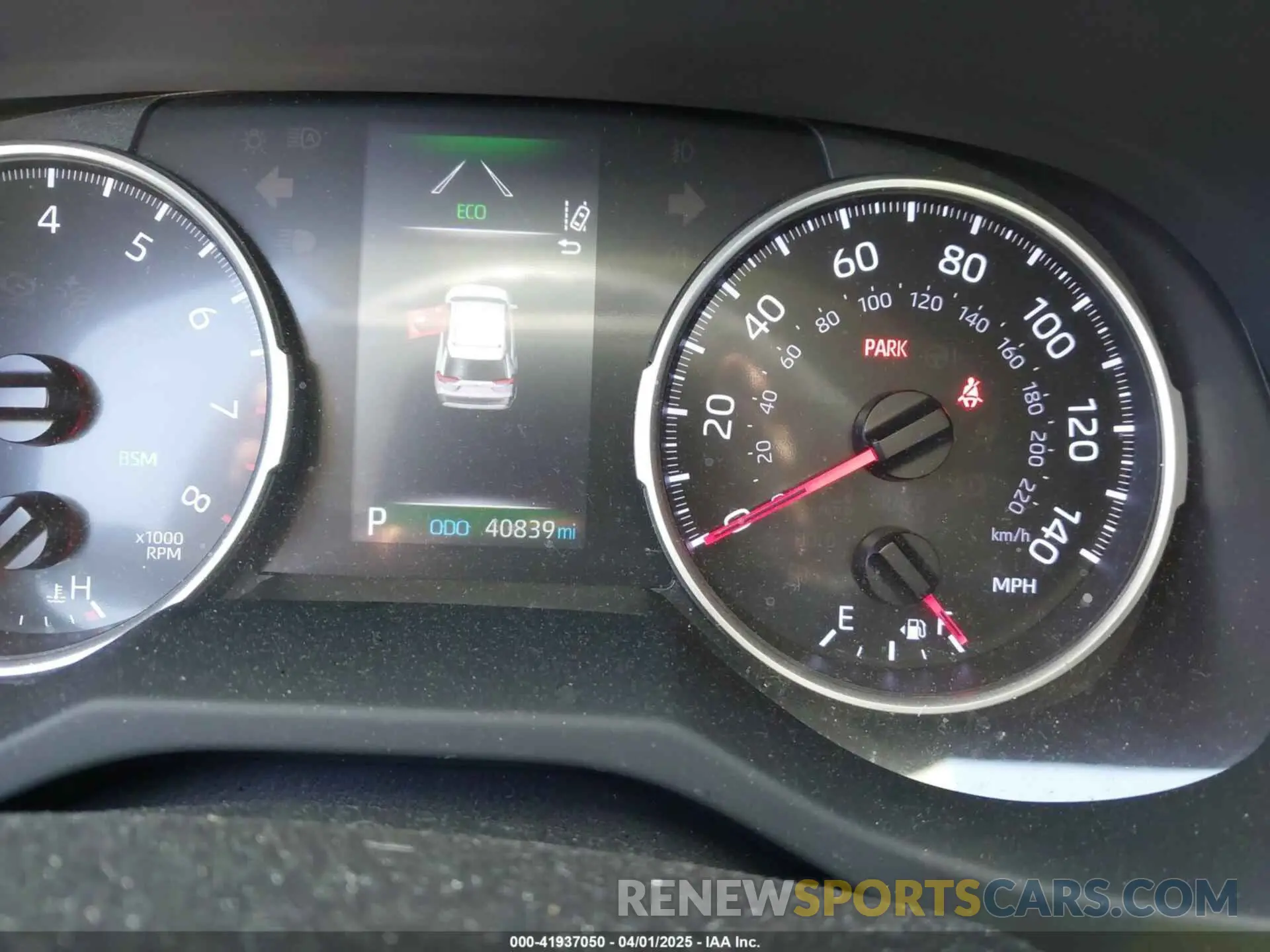 7 fotografías del automóvil dañado JTMP1RFV1LJ028732 TOYOTA RAV4 2020