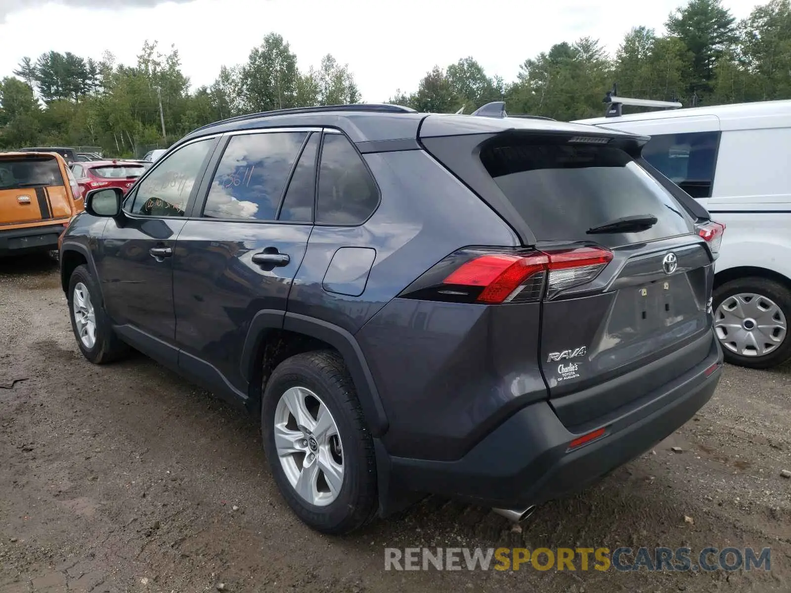 3 fotografías del automóvil dañado JTMP1RFV2LD056098 TOYOTA RAV4 2020