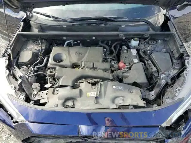 12 fotografías del automóvil dañado JTMP1RFV2LD524962 TOYOTA RAV4 2020