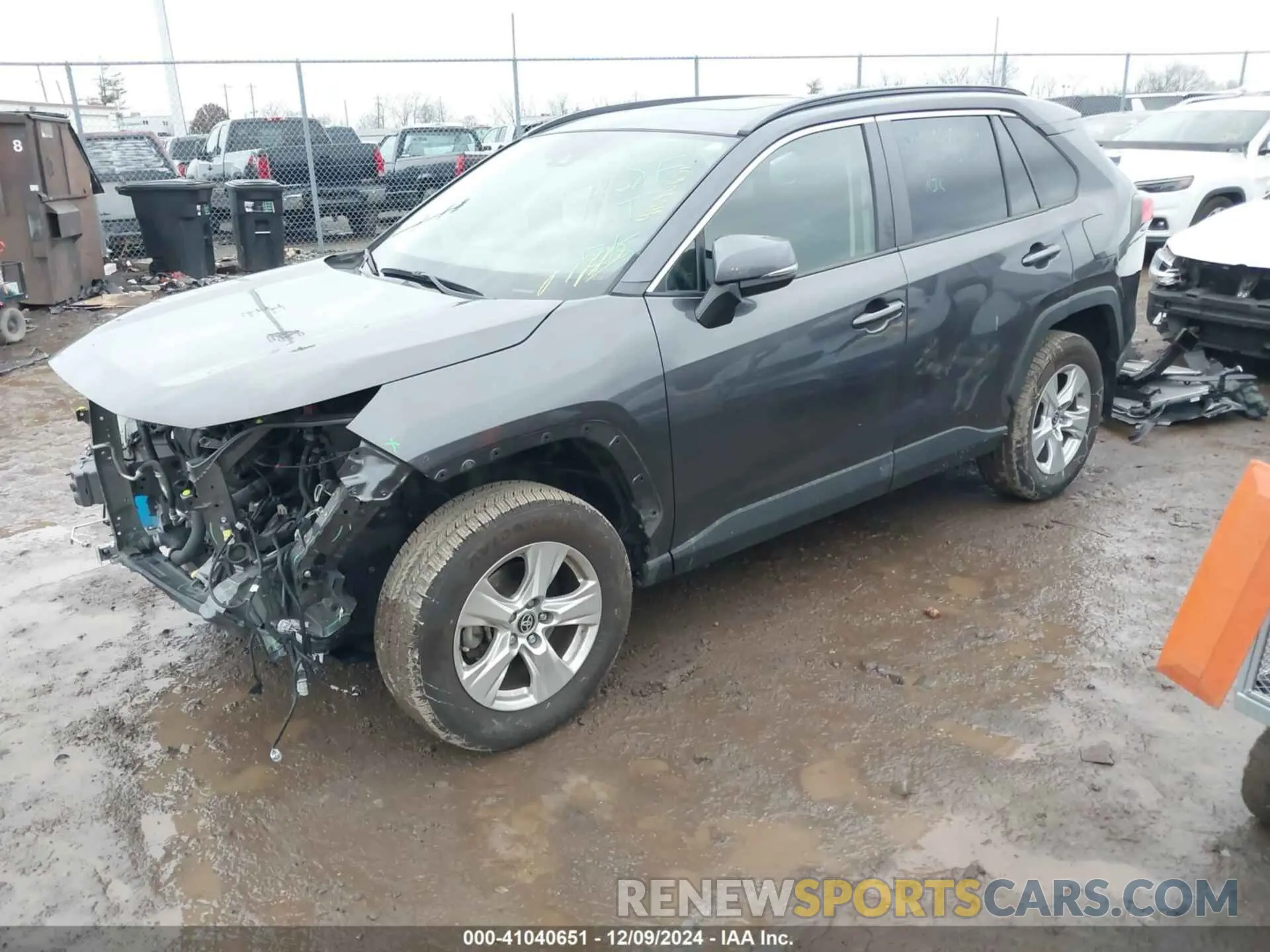 2 fotografías del automóvil dañado JTMP1RFV3LJ027971 TOYOTA RAV4 2020