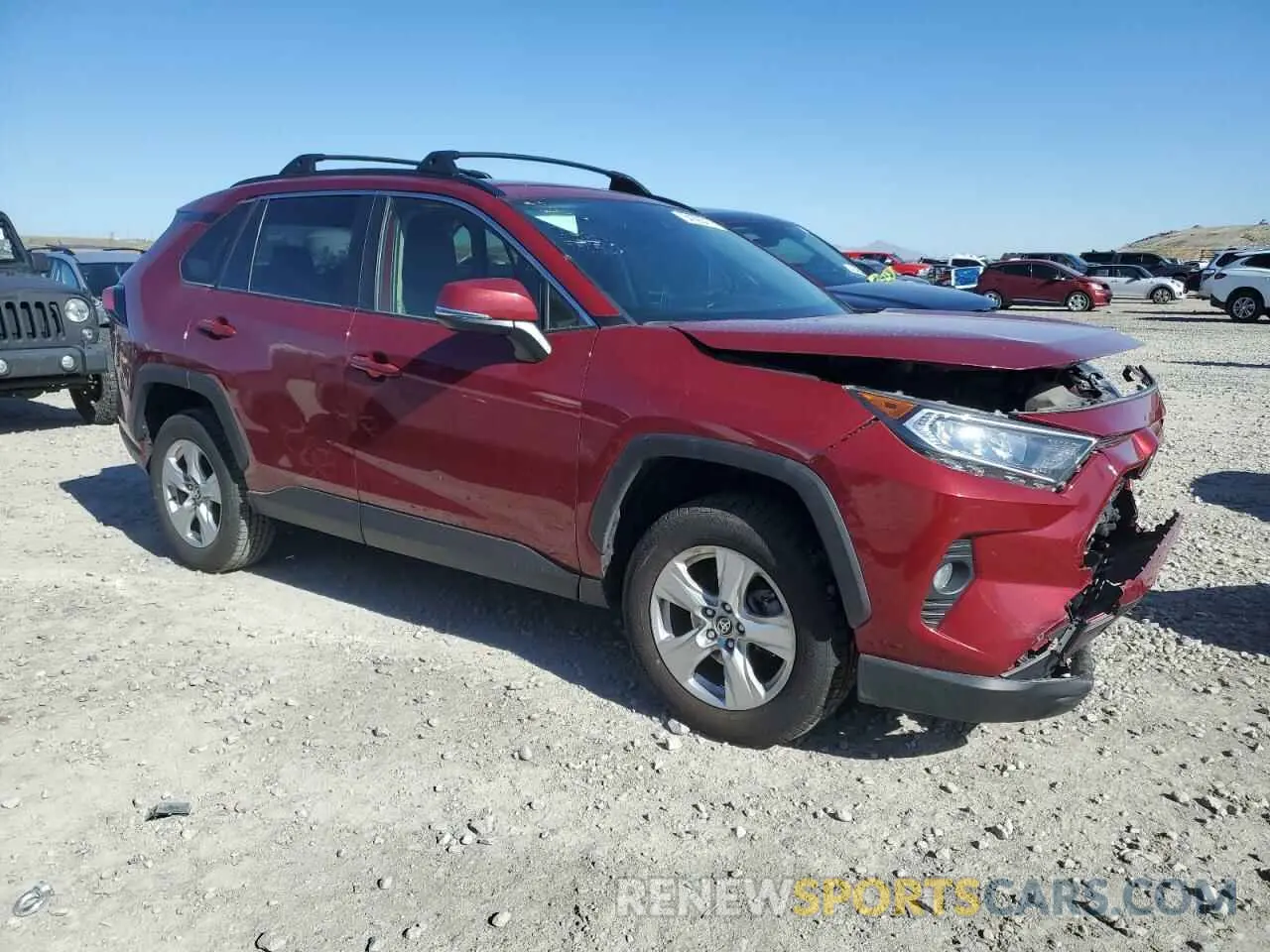 4 fotografías del automóvil dañado JTMP1RFV4LD056927 TOYOTA RAV4 2020