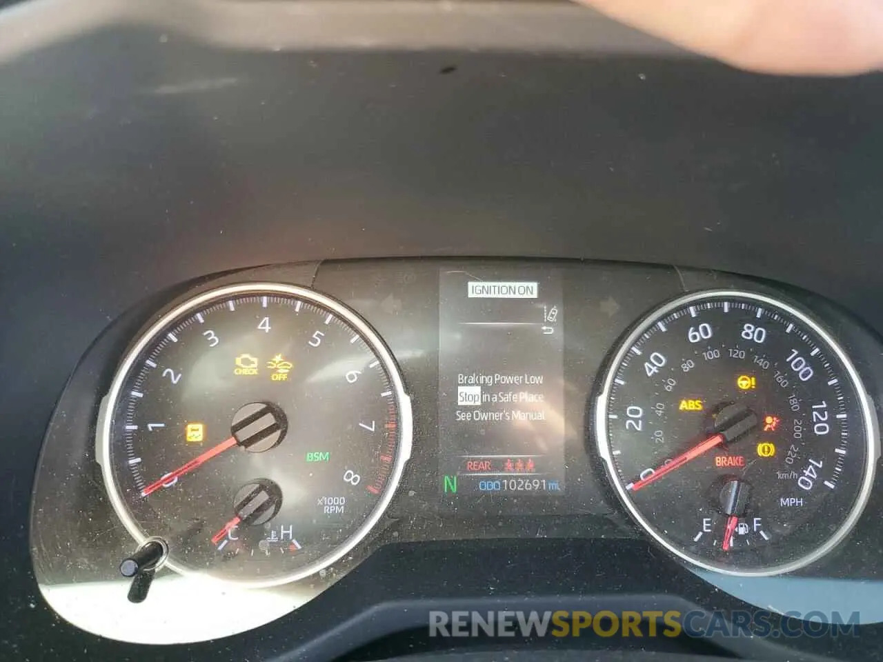 9 fotografías del automóvil dañado JTMP1RFV4LD056927 TOYOTA RAV4 2020