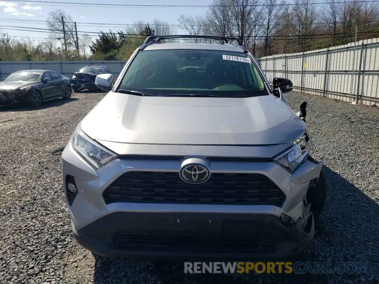5 fotografías del automóvil dañado JTMP1RFV4LJ025615 TOYOTA RAV4 2020