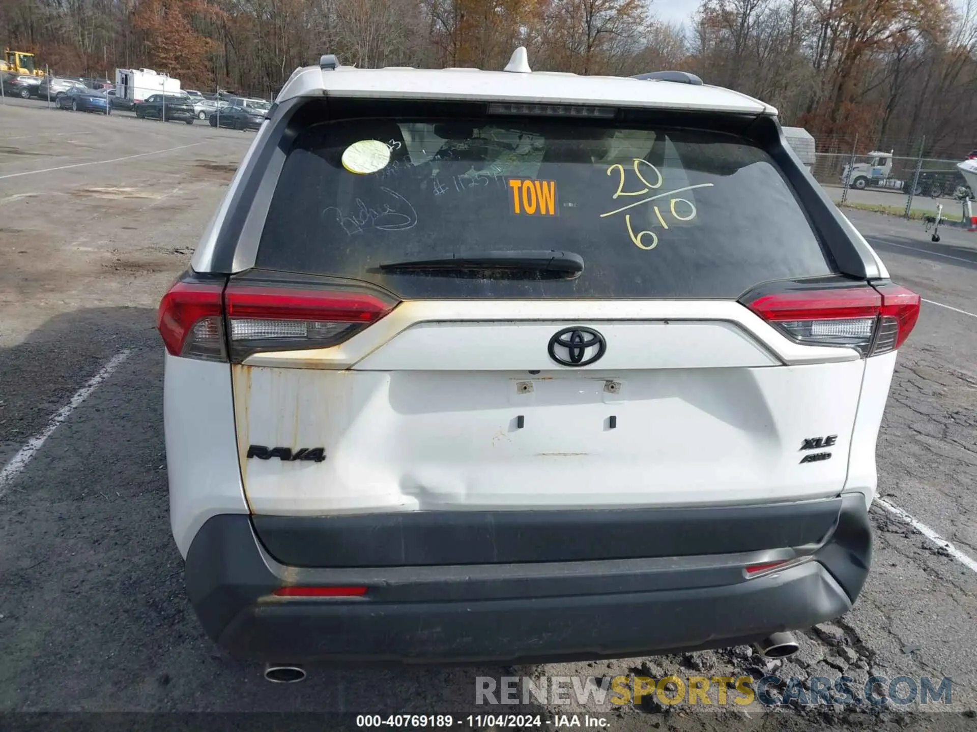 15 fotografías del automóvil dañado JTMP1RFV5LD053907 TOYOTA RAV4 2020