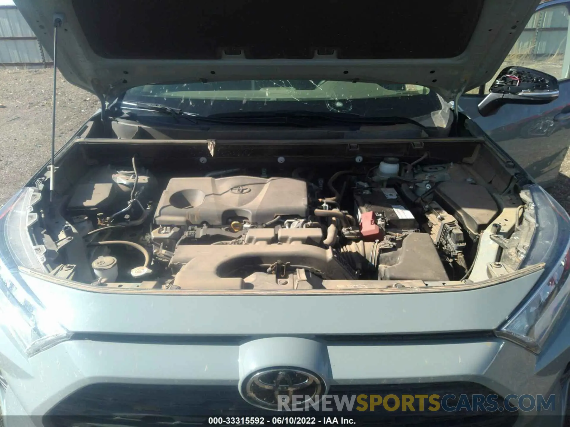 10 fotografías del automóvil dañado JTMP1RFV6LD526861 TOYOTA RAV4 2020