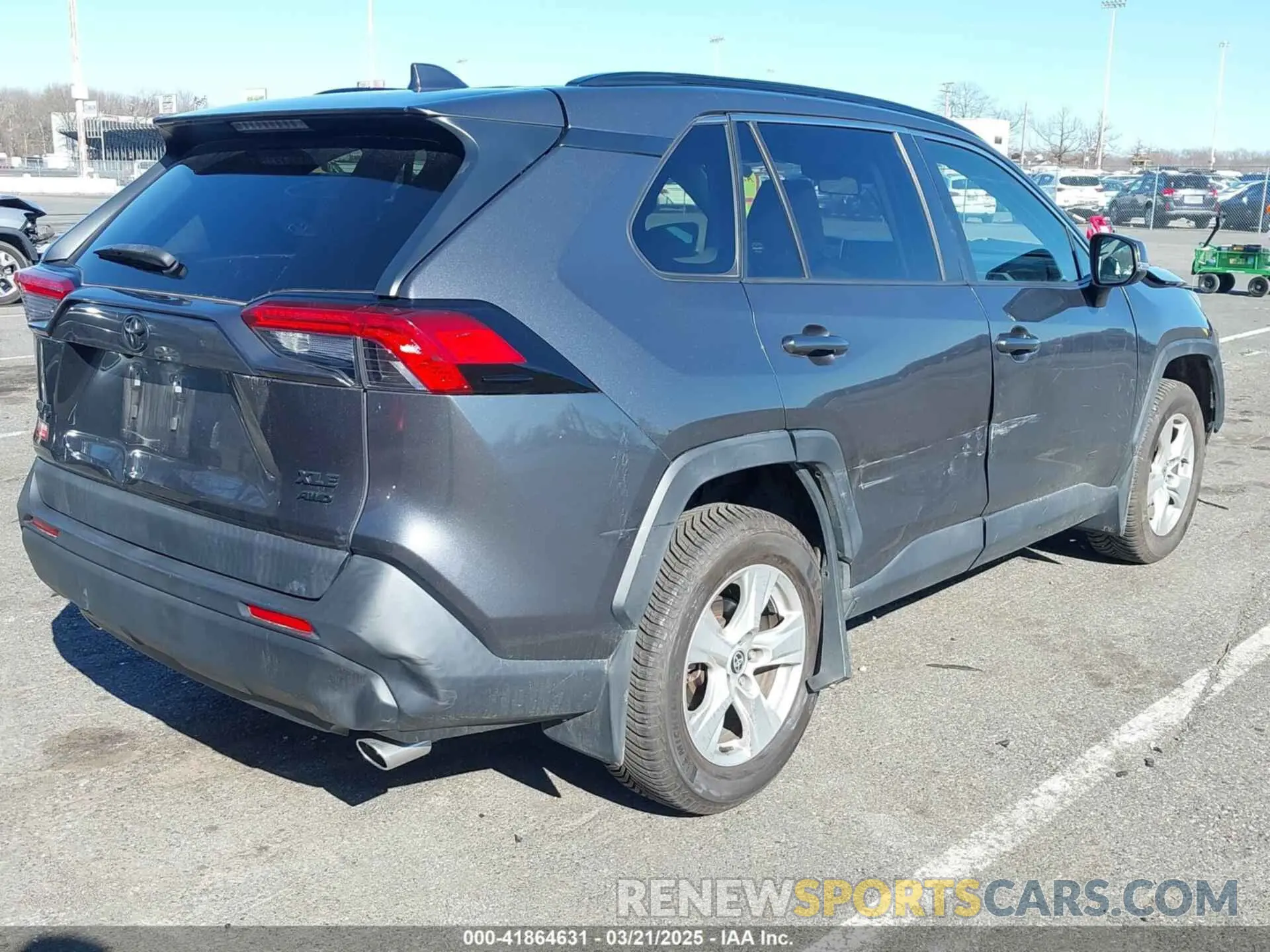 4 fotografías del automóvil dañado JTMP1RFV7LD526870 TOYOTA RAV4 2020