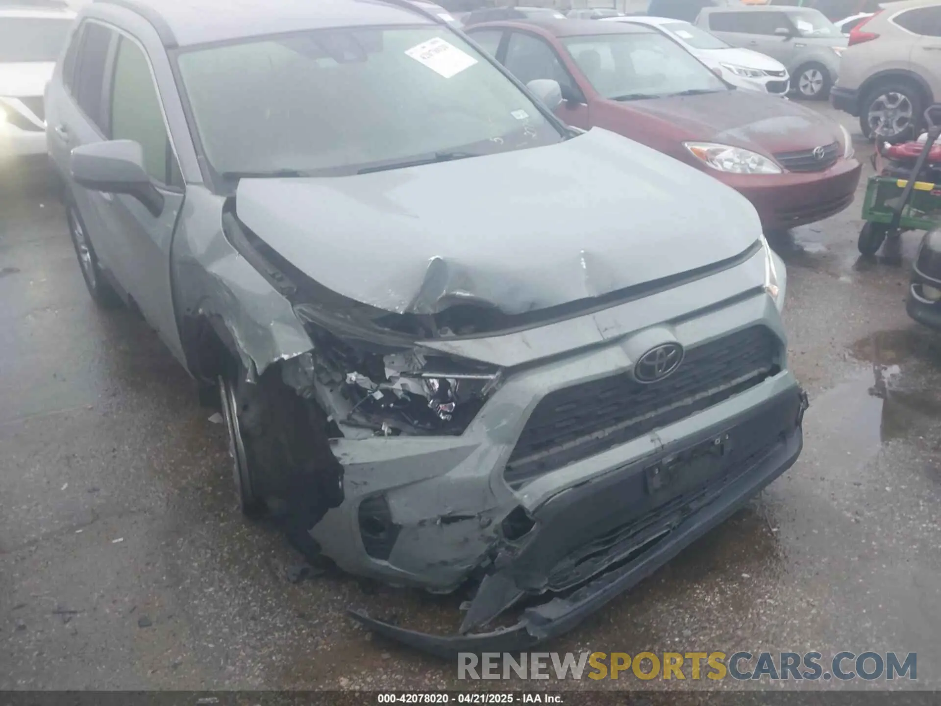 6 fotografías del automóvil dañado JTMP1RFV8LJ032079 TOYOTA RAV4 2020