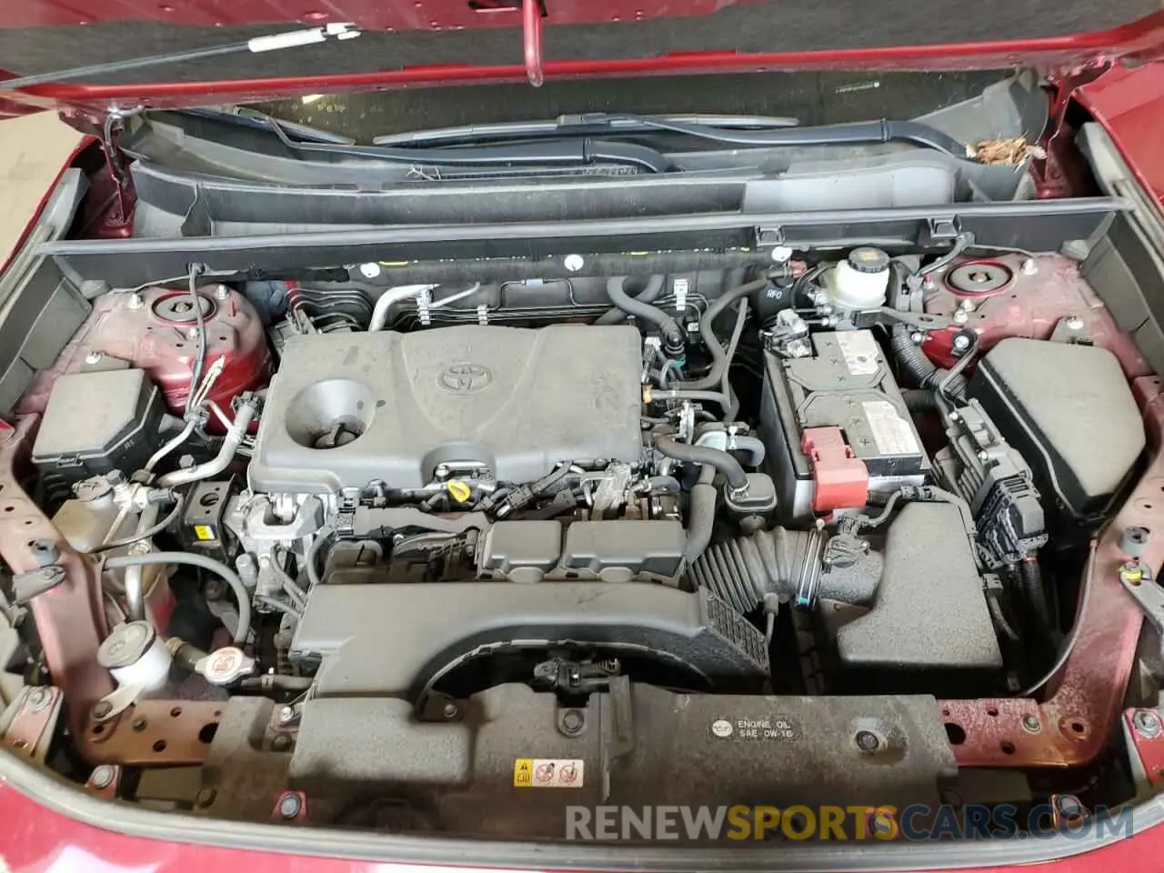 12 fotografías del automóvil dañado JTMP1RFVXLD052493 TOYOTA RAV4 2020