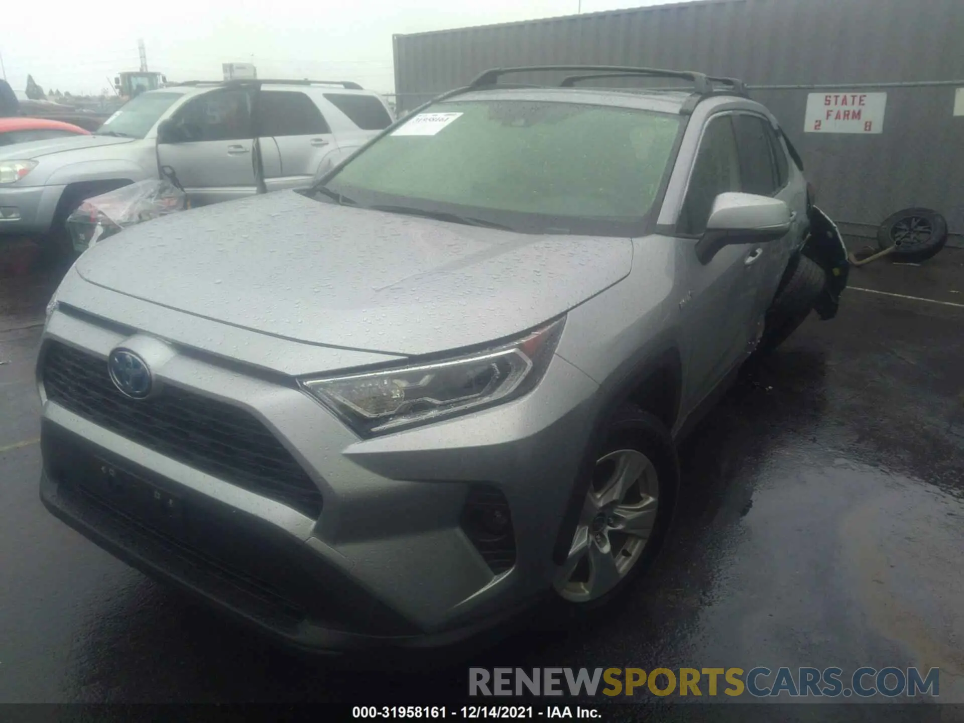 2 fotografías del automóvil dañado JTMR6RFV4LD005650 TOYOTA RAV4 2020