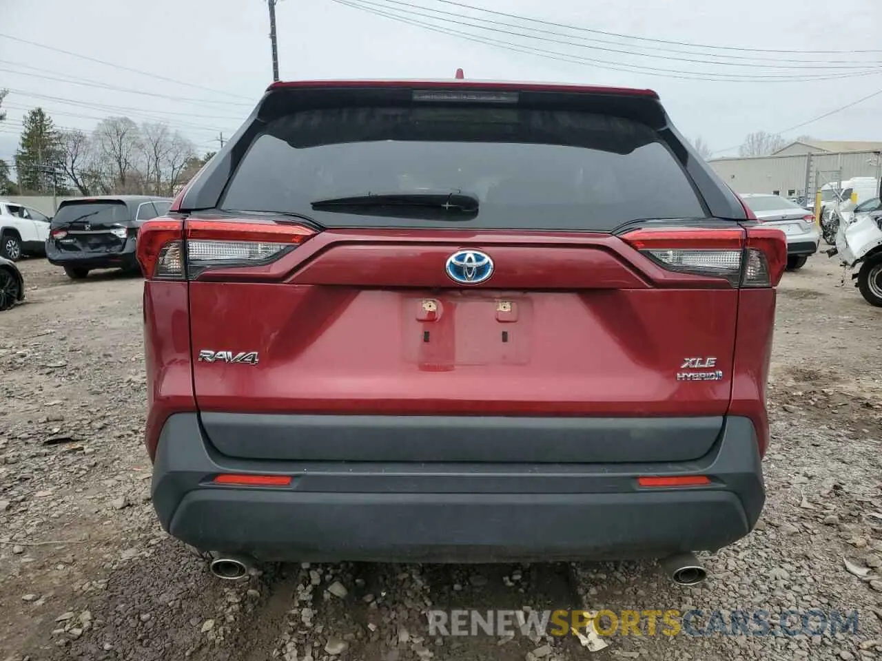 6 fotografías del automóvil dañado JTMRWRFV1LD057740 TOYOTA RAV4 2020