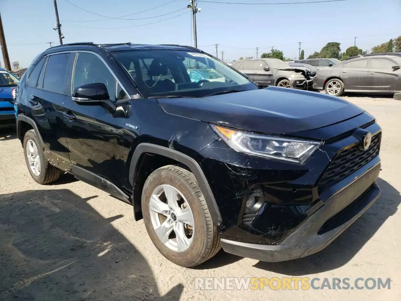 1 fotografías del automóvil dañado JTMRWRFV3LD065659 TOYOTA RAV4 2020